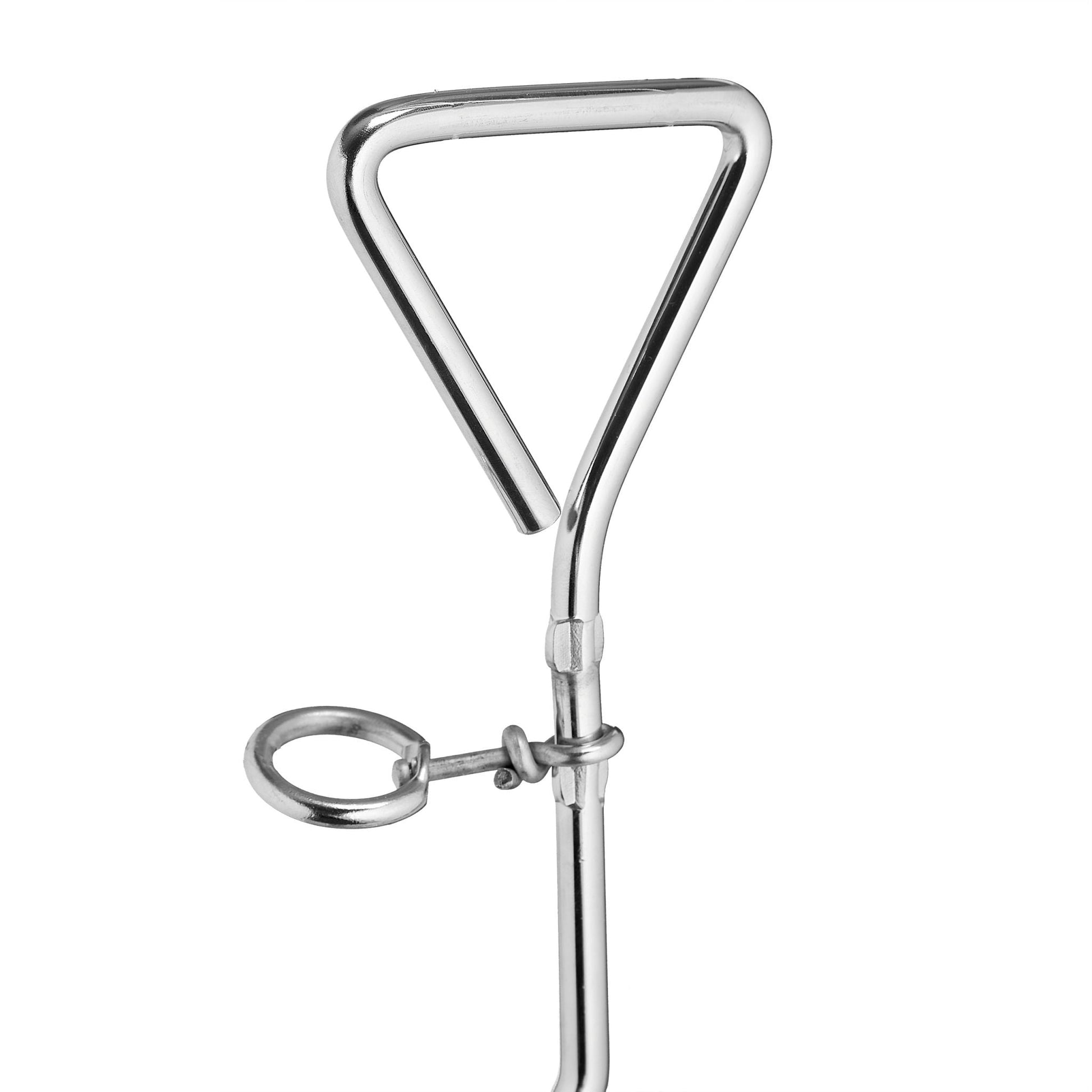 Spiralhering Stahl 4er-Set Silber von Relaxdays