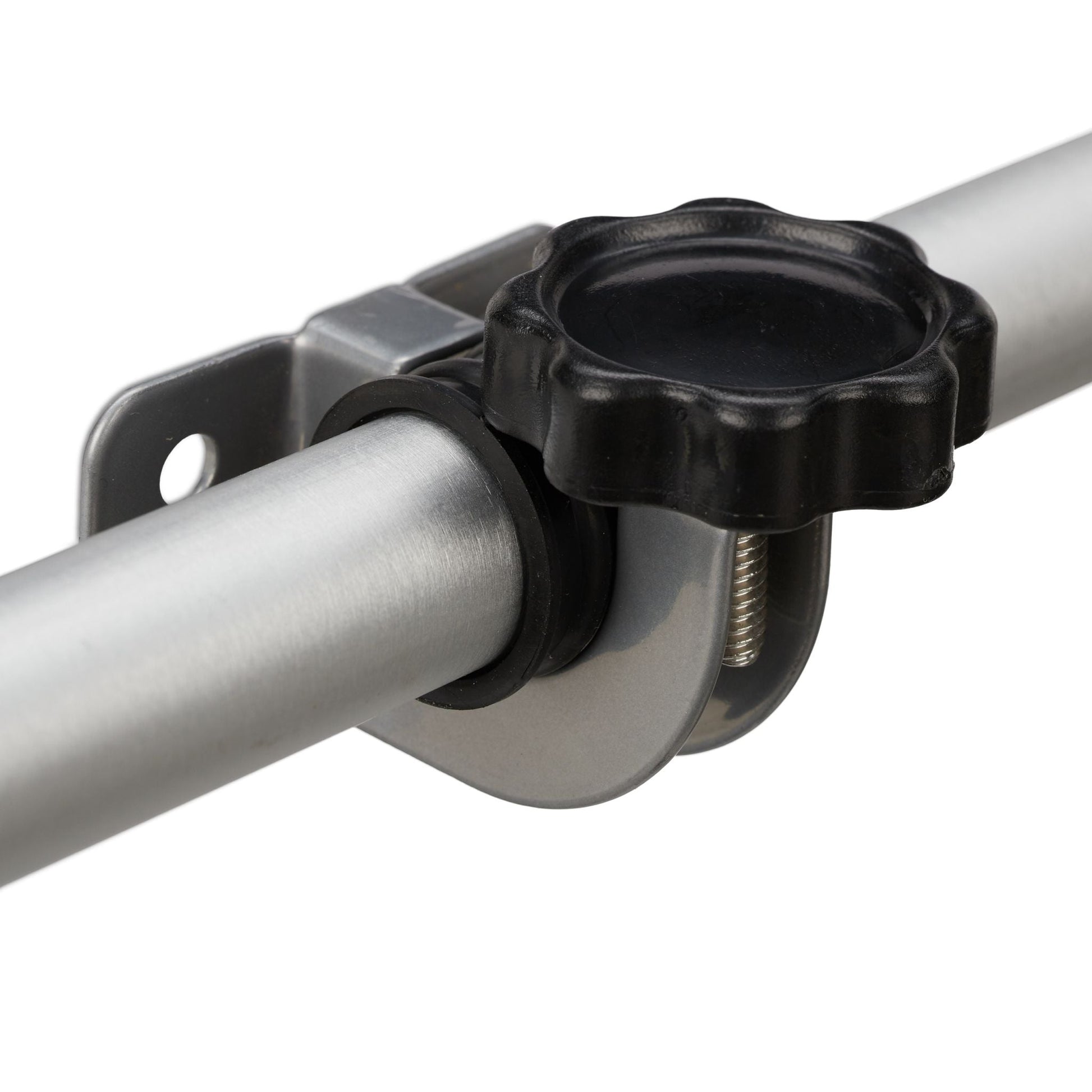Schlauchtrommel Metall Silber von Relaxdays