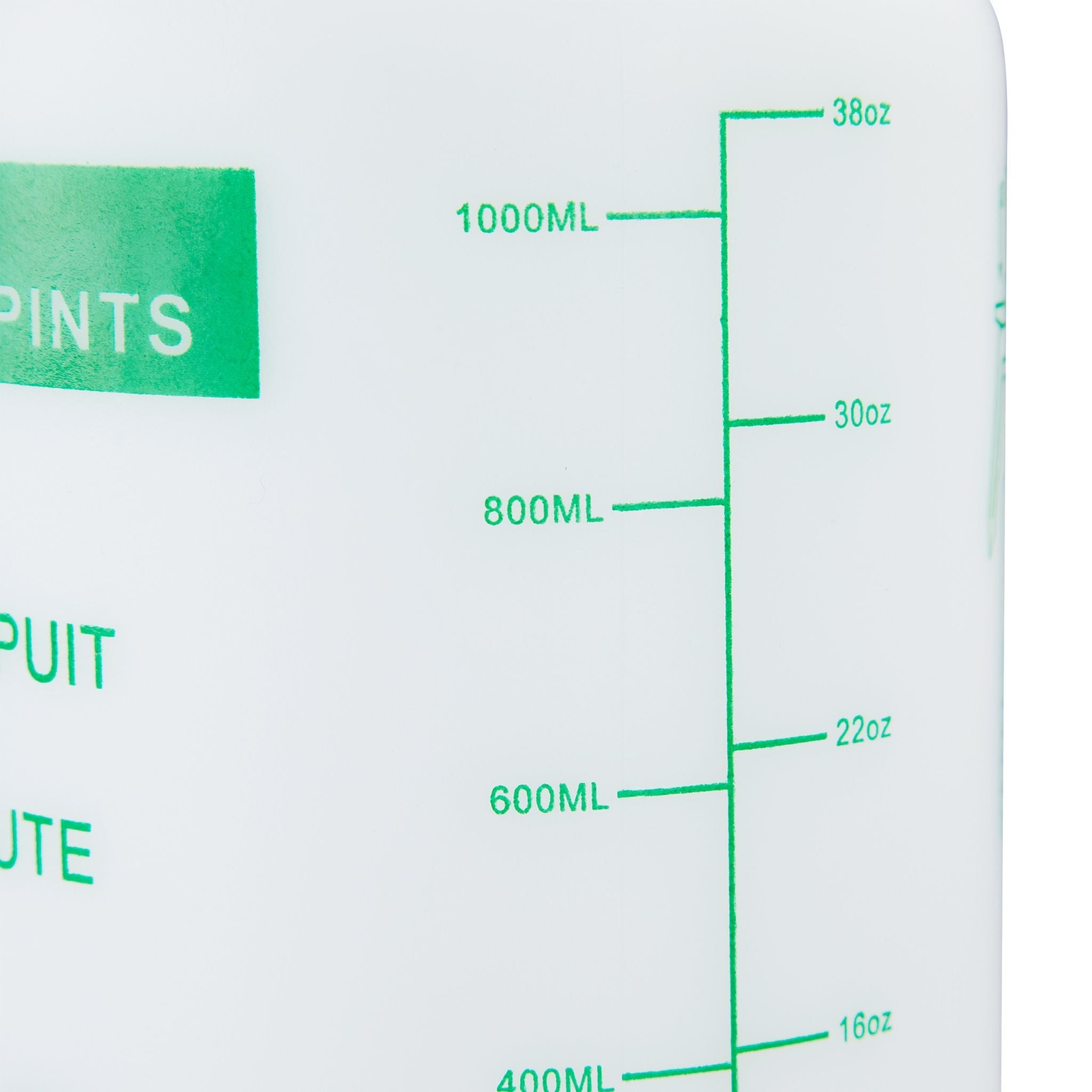 Pumpsprühflasche 1 Liter Weiss-Grün von Relaxdays