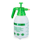 Pumpsprühflasche 2 Liter Weiss-Grün von Relaxdays