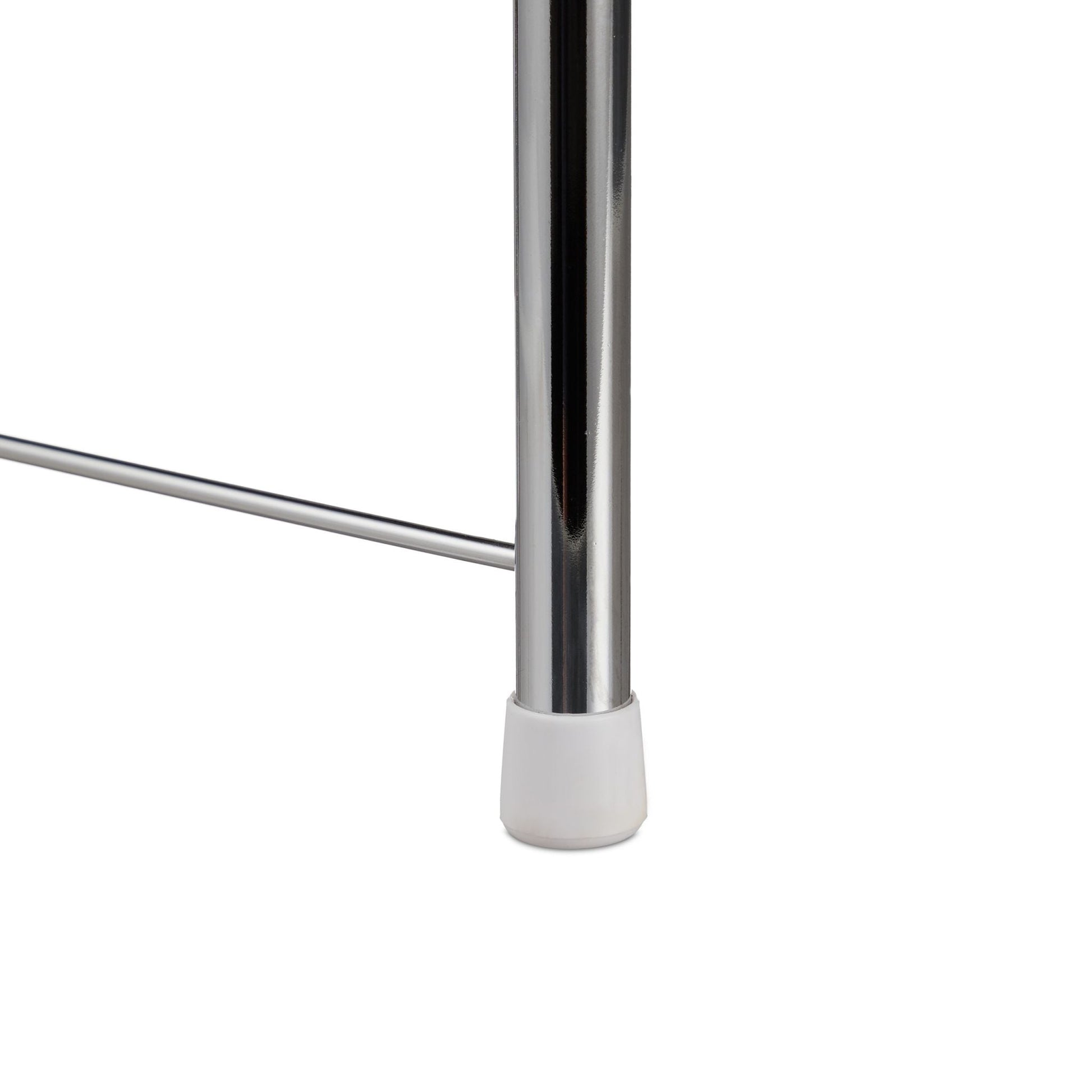 Spülbeckenregal mit Küchenrollenhalter Weiss-Silber von Relaxdays