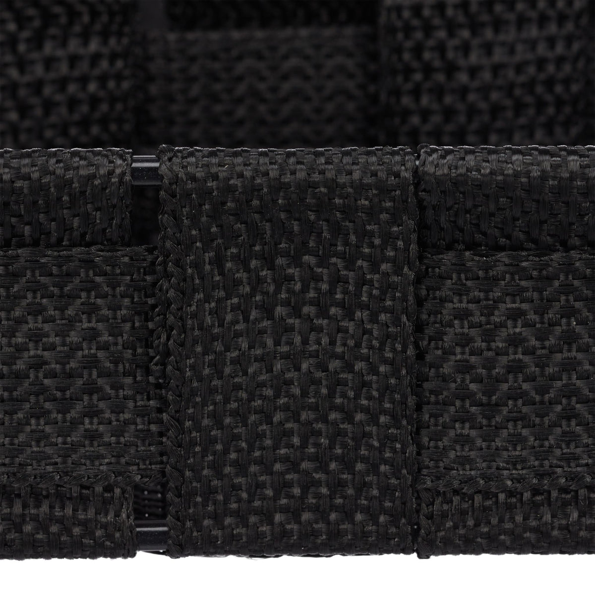 Besteckkasten 4 Fächer Schwarz von Relaxdays