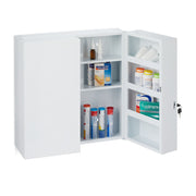 Medizinschrank XXL 2-türig Weiss von Relaxdays