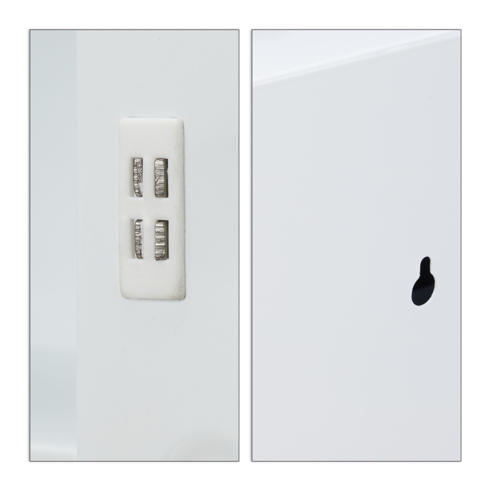 Medizinschrank XXL 2-türig Weiss von Relaxdays