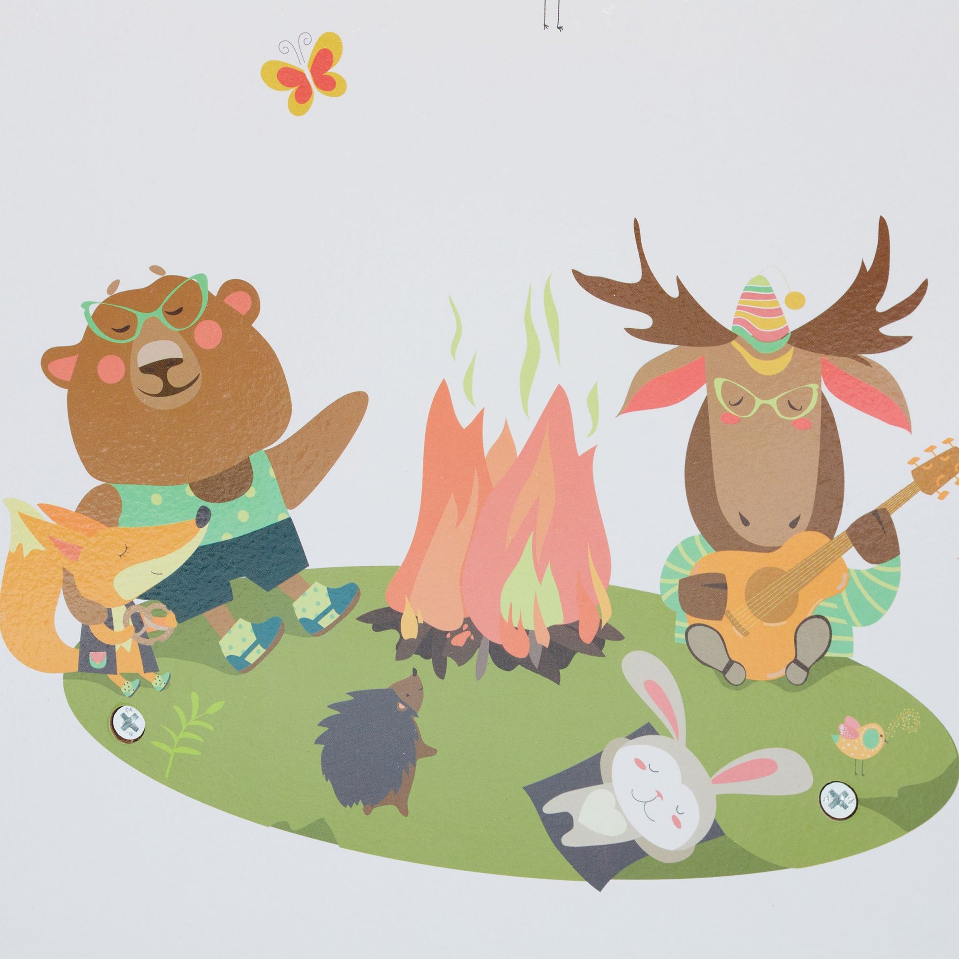 Kinder Bücherregal Weiss-Hellblau-Grau von Relaxdays
