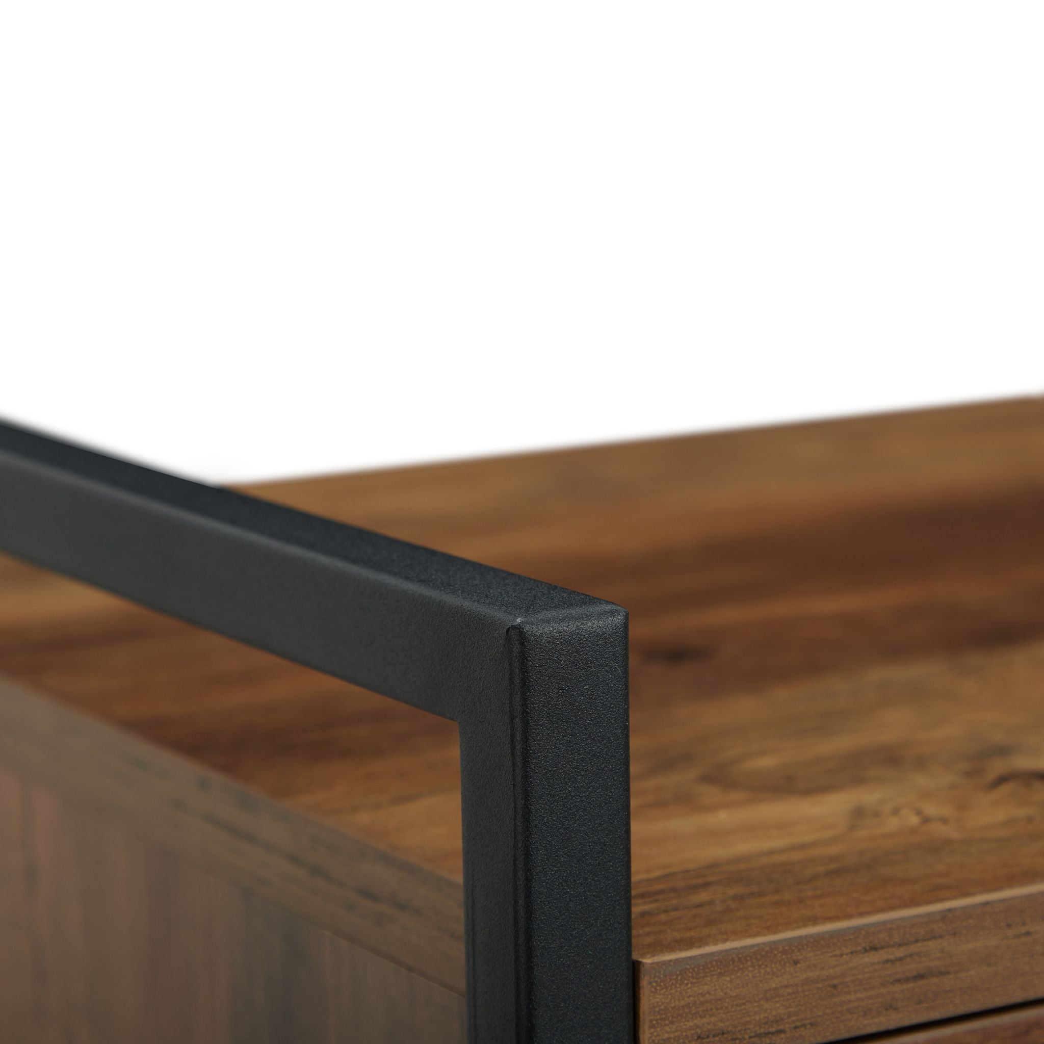 Nachttisch Industrial Braun-Schwarz von Relaxdays