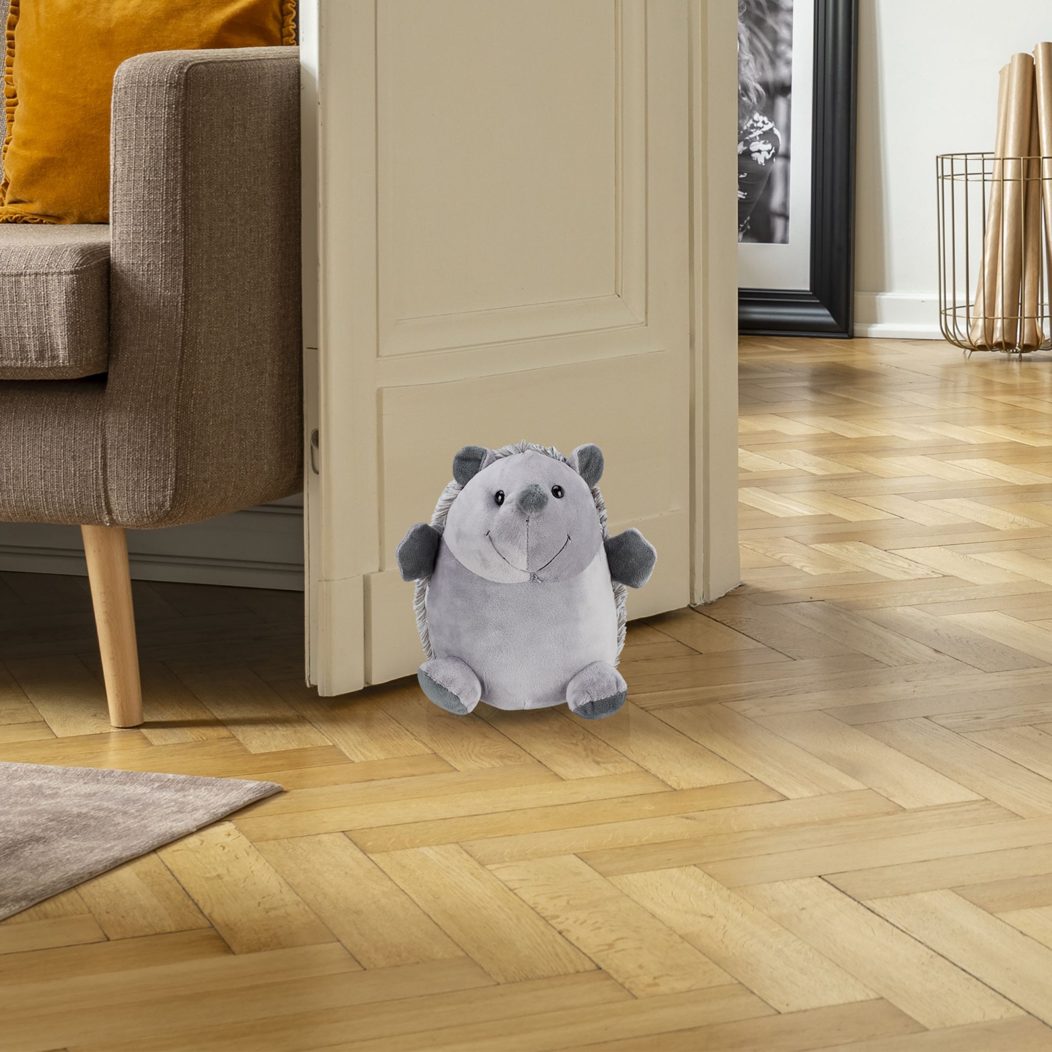 Türstopper Igel Grau von Relaxdays