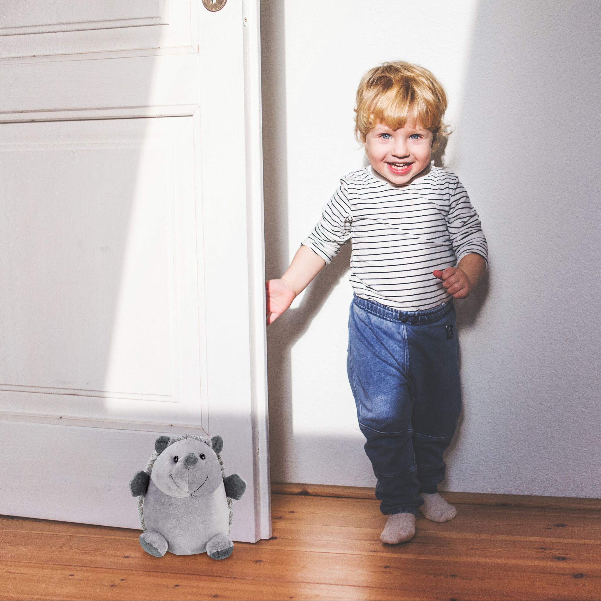 Türstopper Igel Grau von Relaxdays