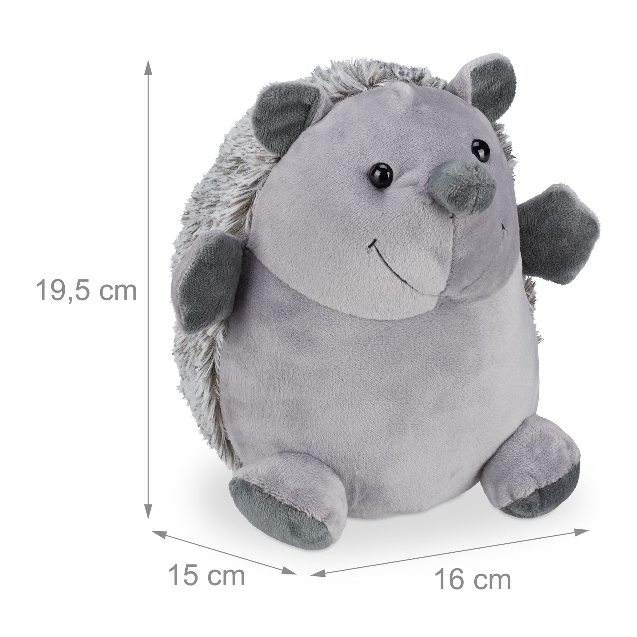 Türstopper Igel Grau von Relaxdays