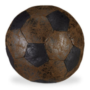 Türstopper Fussball Braun-Schwarz von Relaxdays