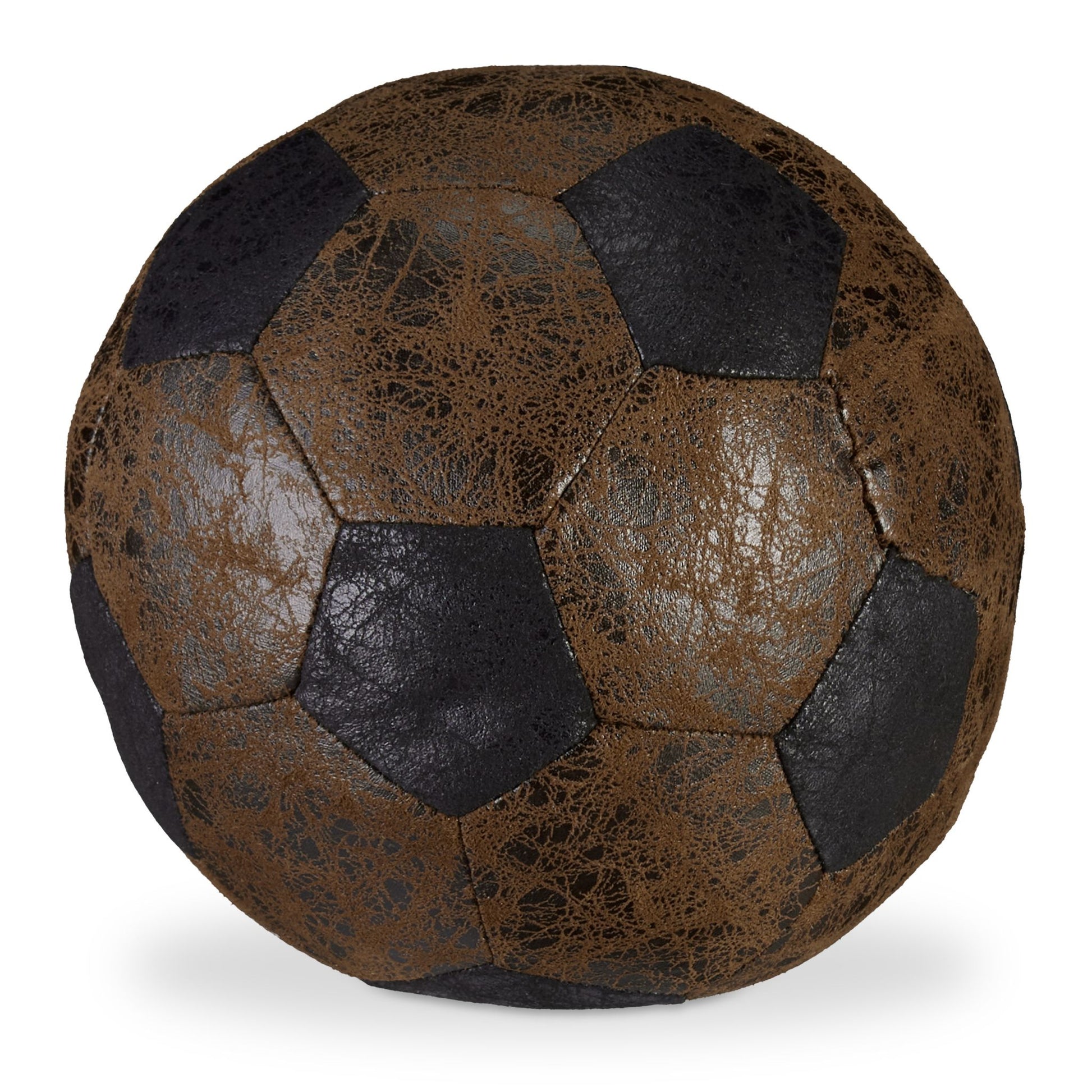 Türstopper Fussball Braun-Schwarz von Relaxdays