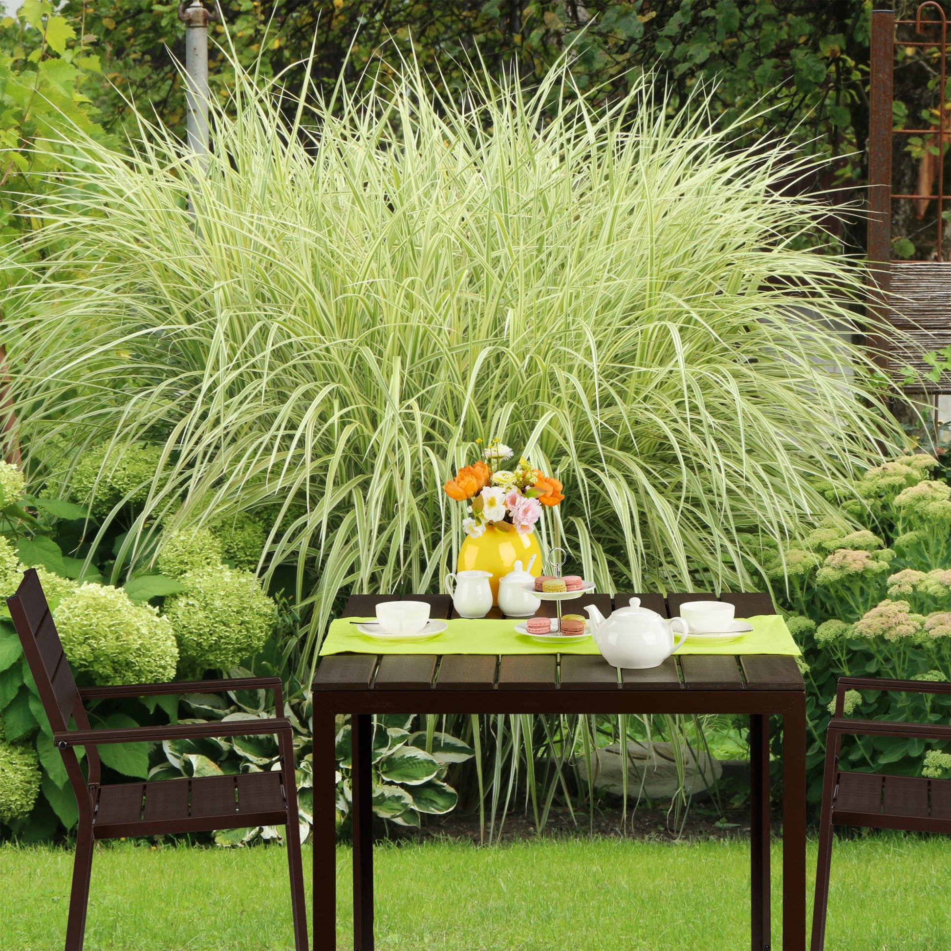 Quadratischer Gartentisch Holzoptik Braun von Relaxdays