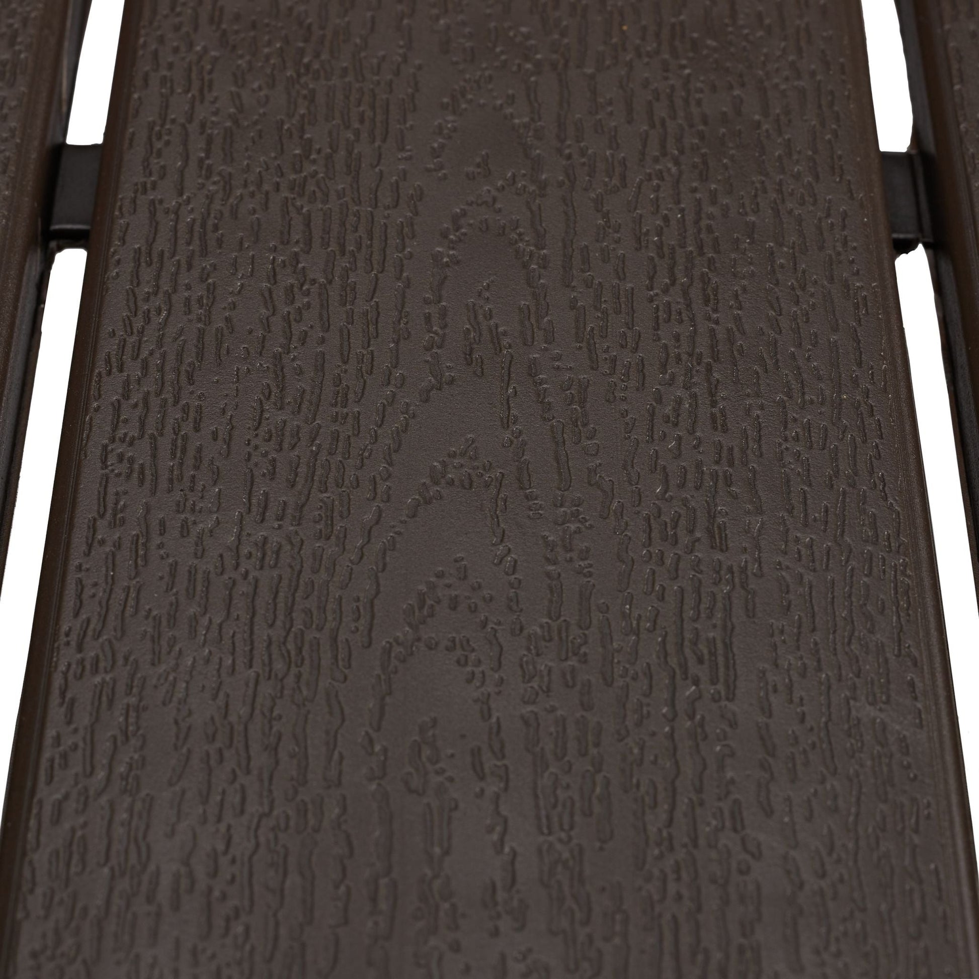 Quadratischer Gartentisch Holzoptik Braun von Relaxdays