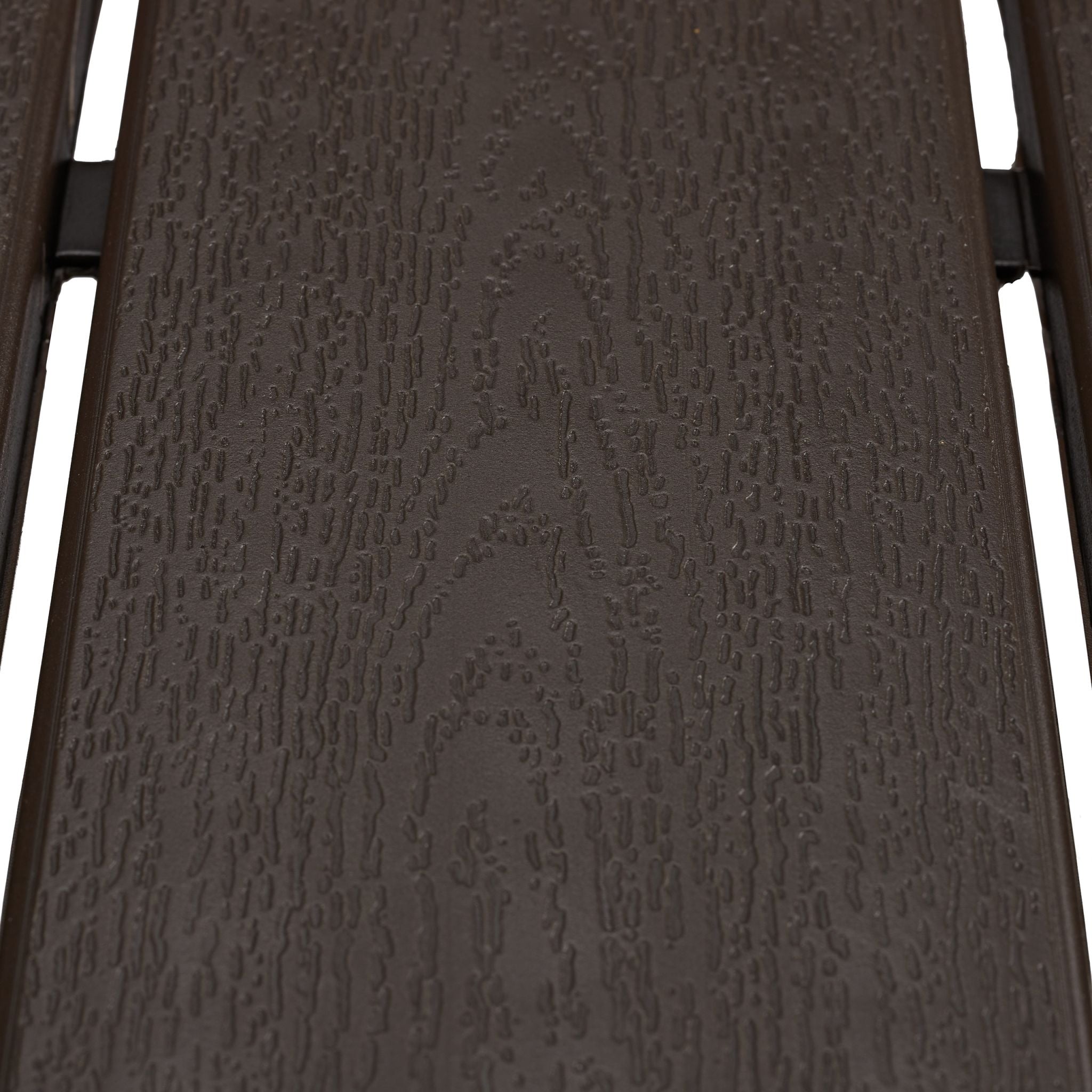 Quadratischer Gartentisch Holzoptik Braun von Relaxdays