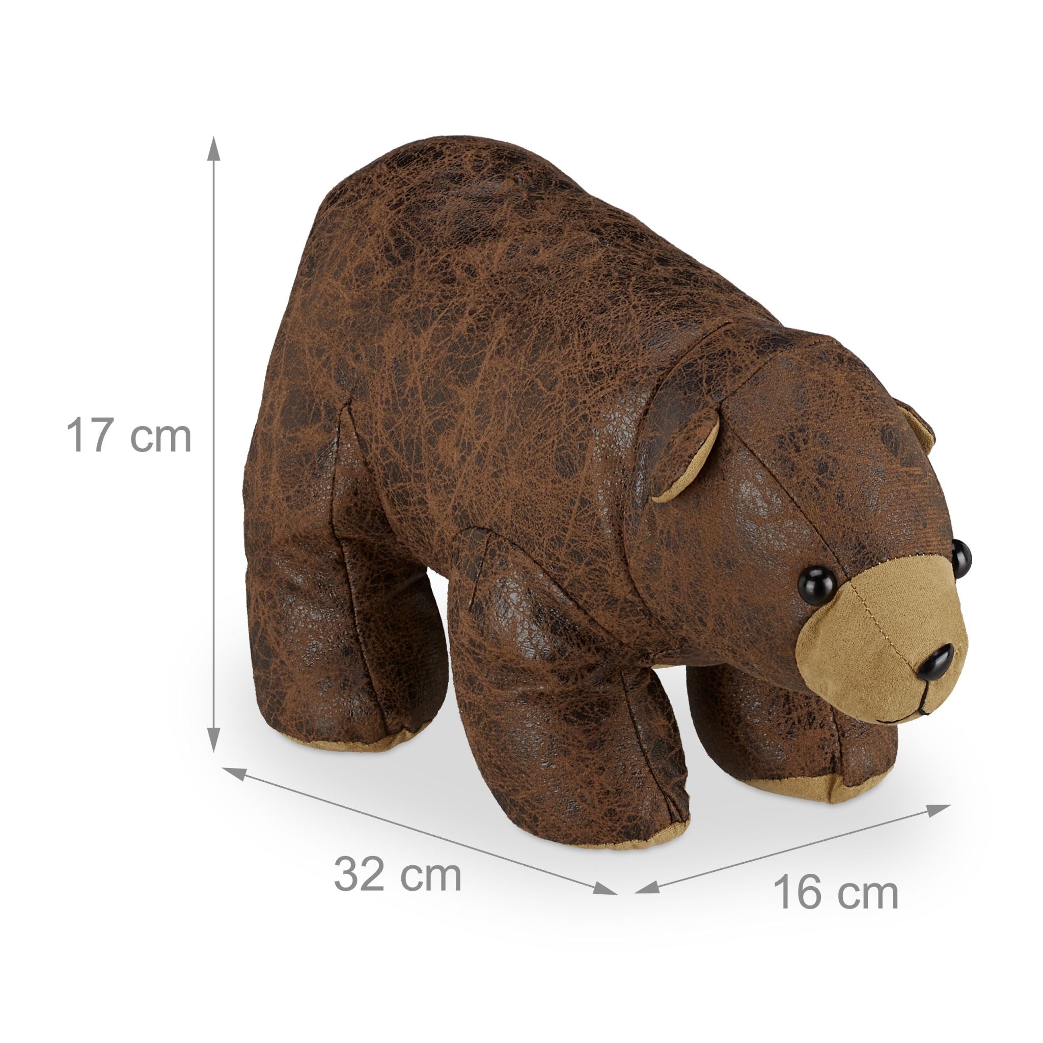 Türstopper Bär Braun von Relaxdays