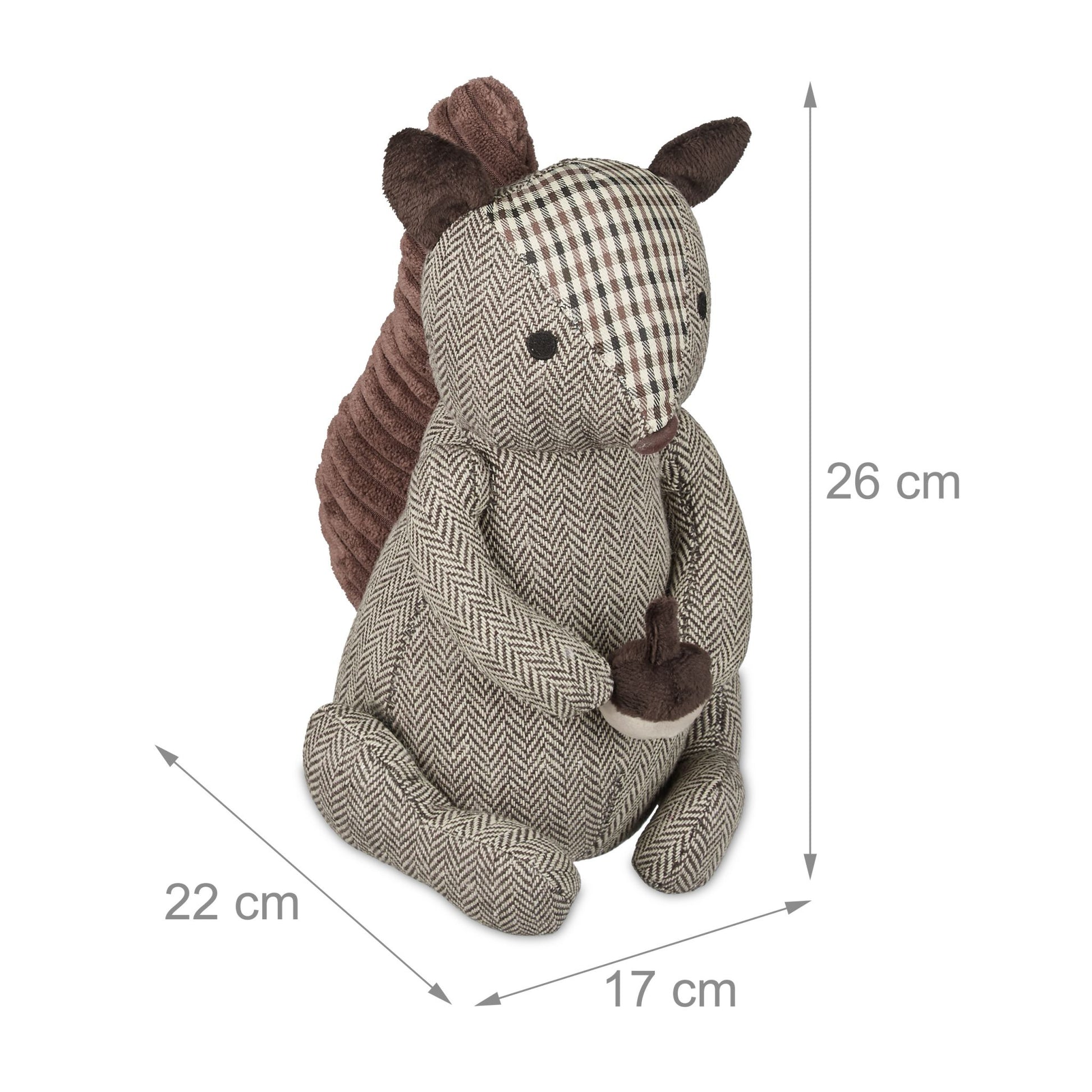 Türstopper Eichhörnchen Braun von Relaxdays