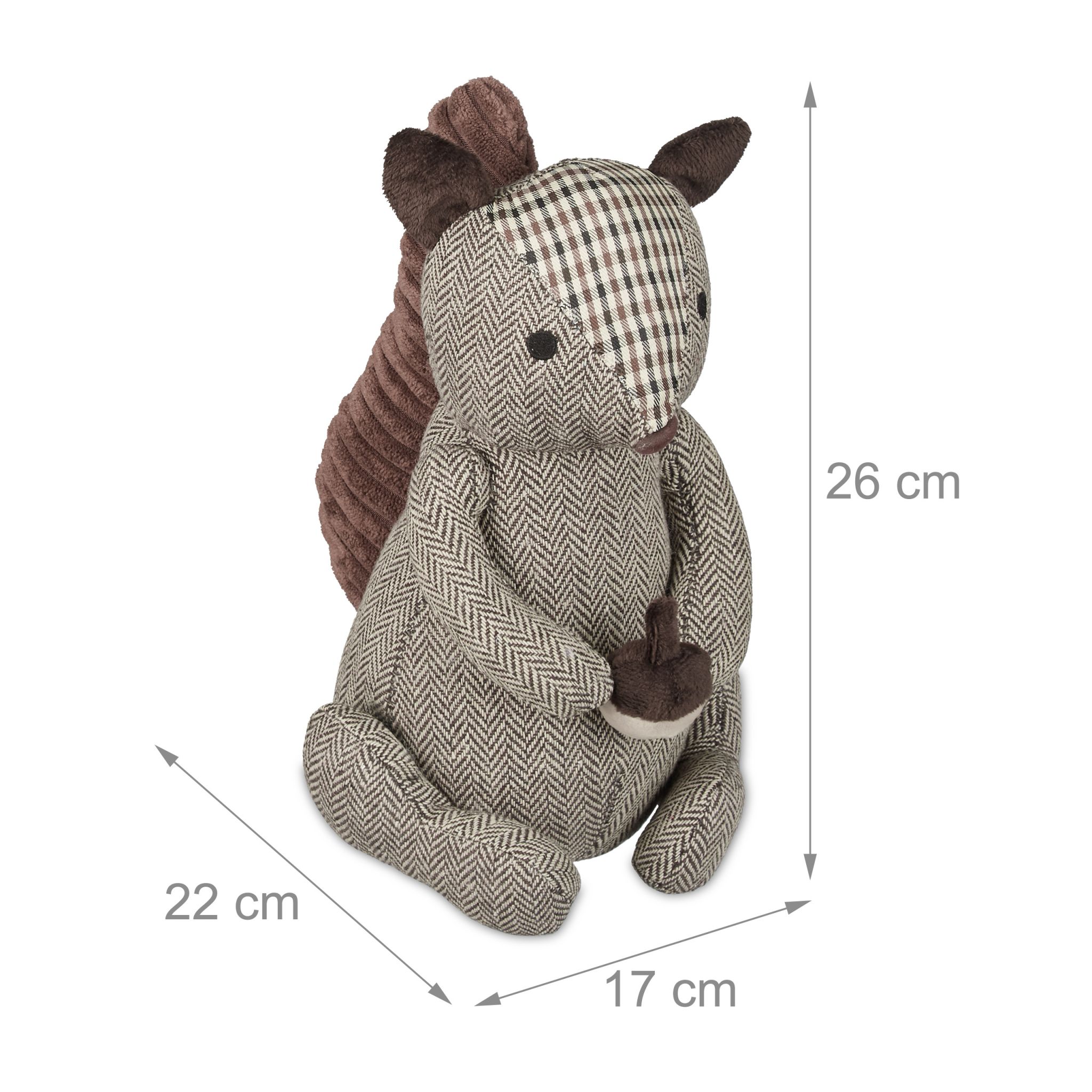 Türstopper Eichhörnchen Braun von Relaxdays