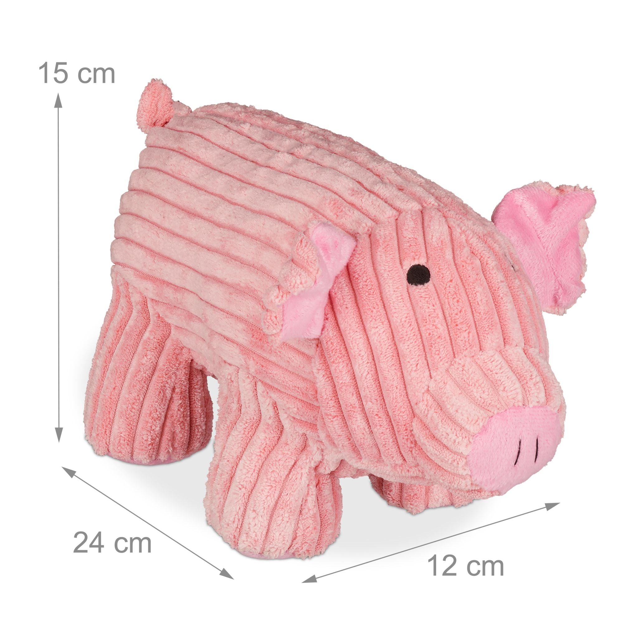 Türstopper Schwein stehend Rosa von Relaxdays