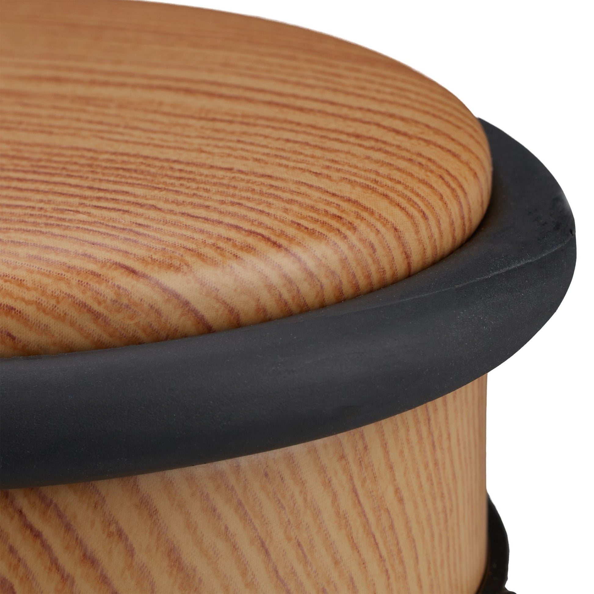 Türstopper Holzoptik Hellbraun-Schwarz von Relaxdays