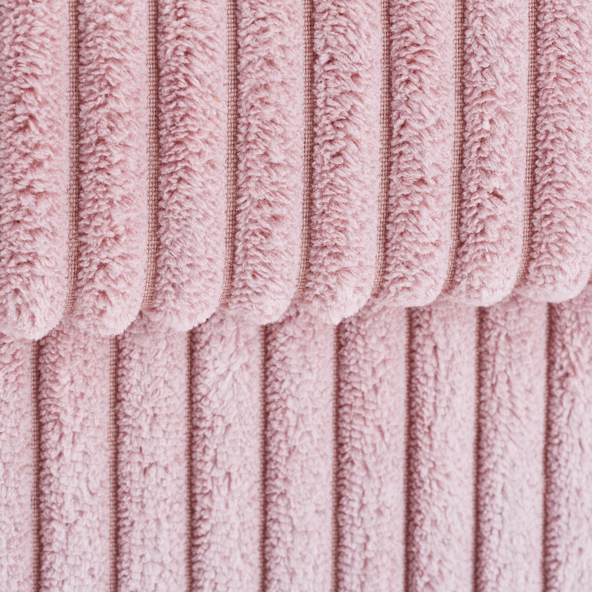 Sitzwürfel faltbar Samt Rosa von Relaxdays