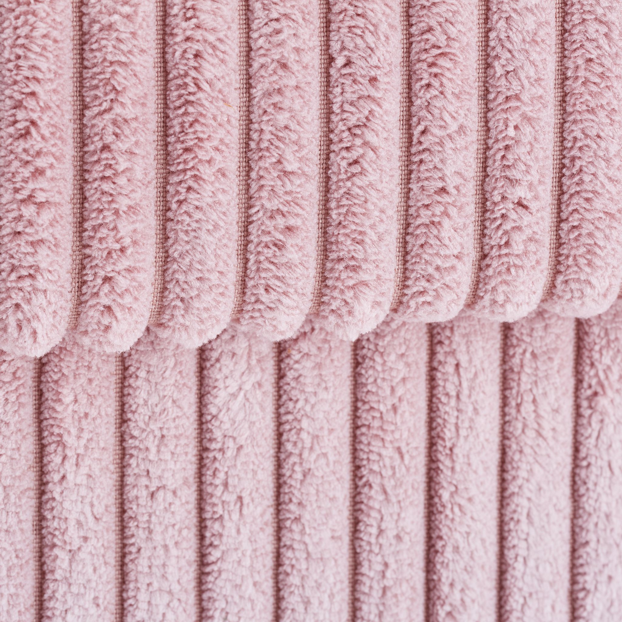 Sitzwürfel faltbar Samt Rosa von Relaxdays