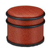 Türstopper Holzoptik rotbraun Rot-Schwarz von Relaxdays