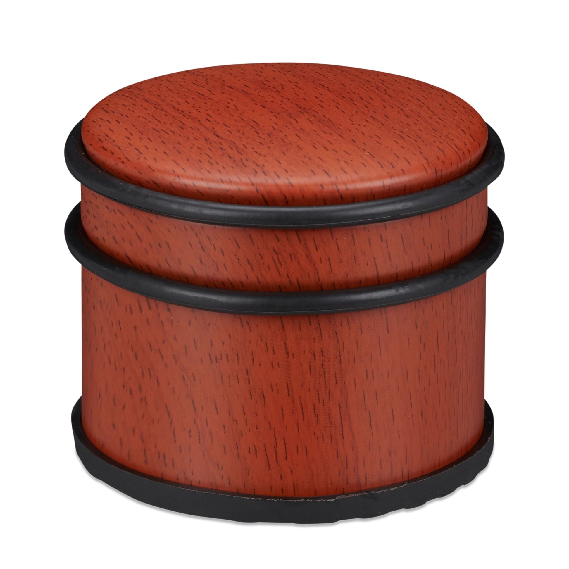 Türstopper Holzoptik rotbraun Rot-Schwarz von Relaxdays