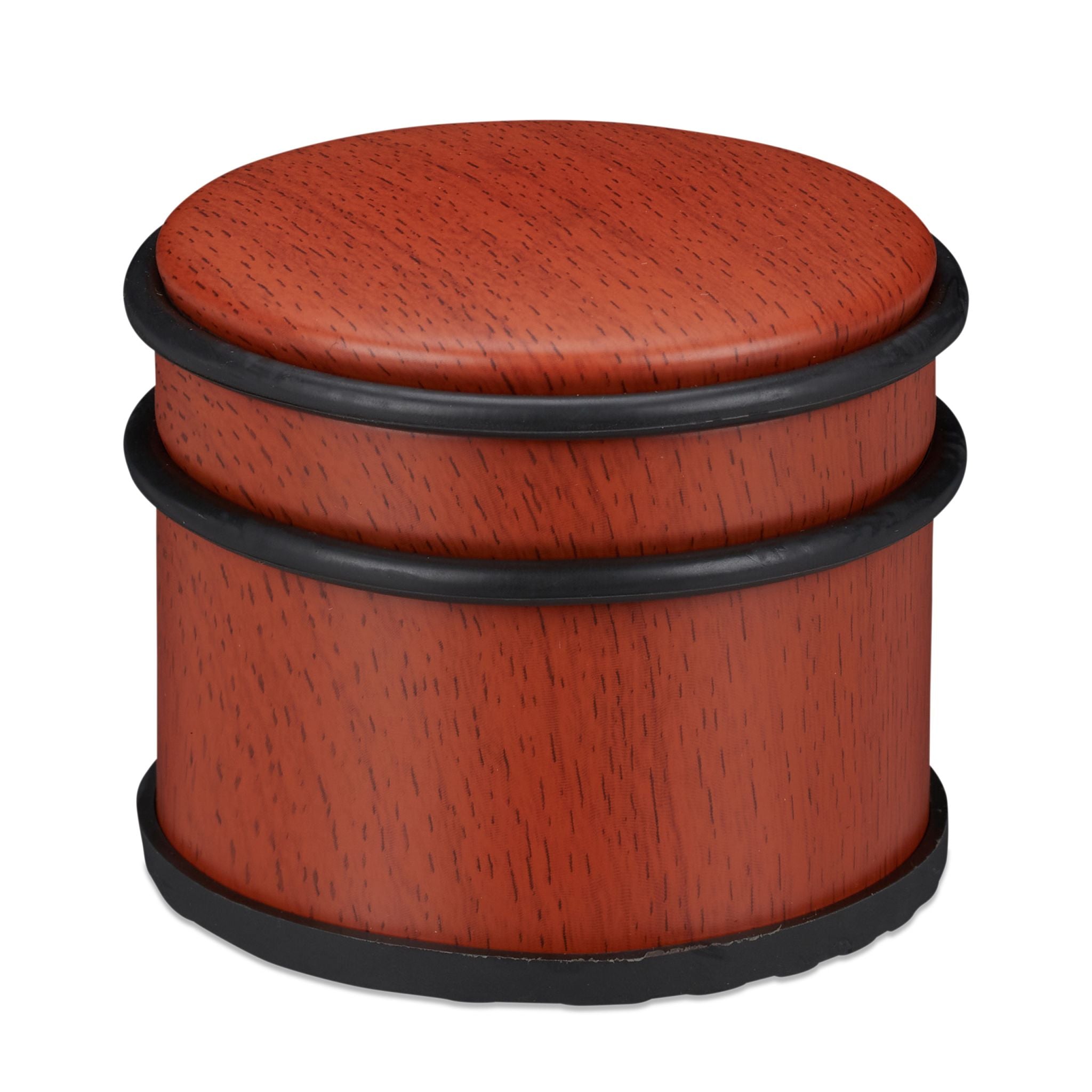 Türstopper Holzoptik rotbraun Rot-Schwarz von Relaxdays