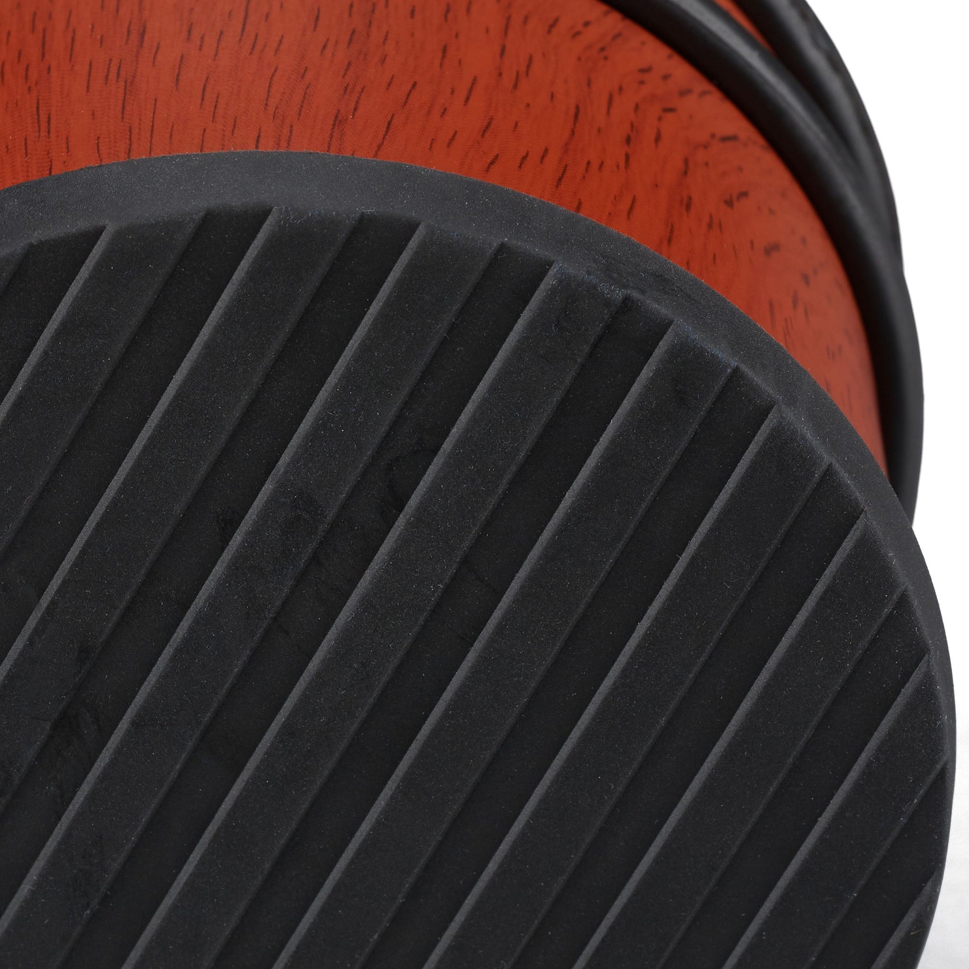 Türstopper Holzoptik rotbraun Rot-Schwarz von Relaxdays