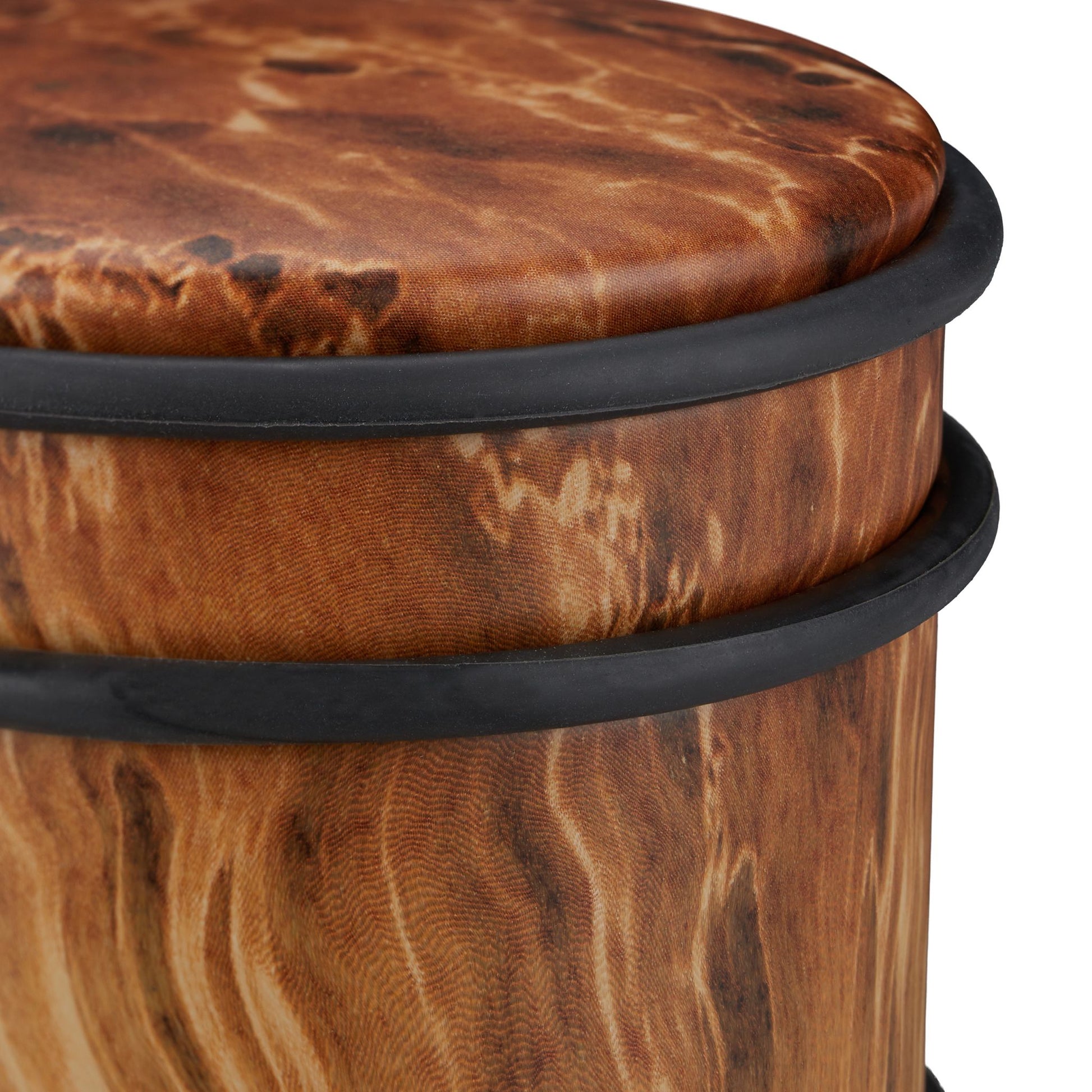Türstopper Holzoptik dunkelbraun Braun-Schwarz von Relaxdays