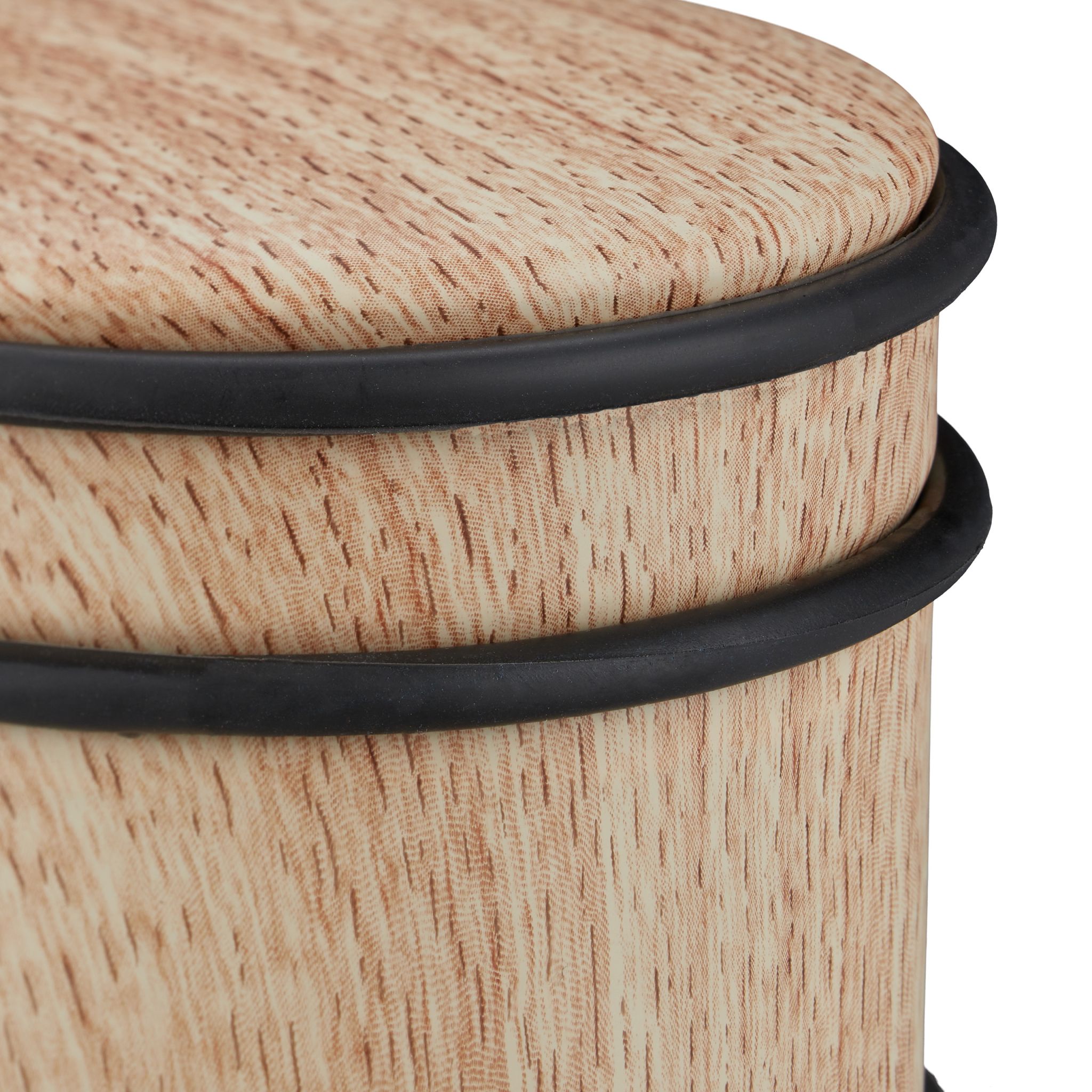 Türstopper Holzoptik hellbraun Hellbraun-Schwarz von Relaxdays