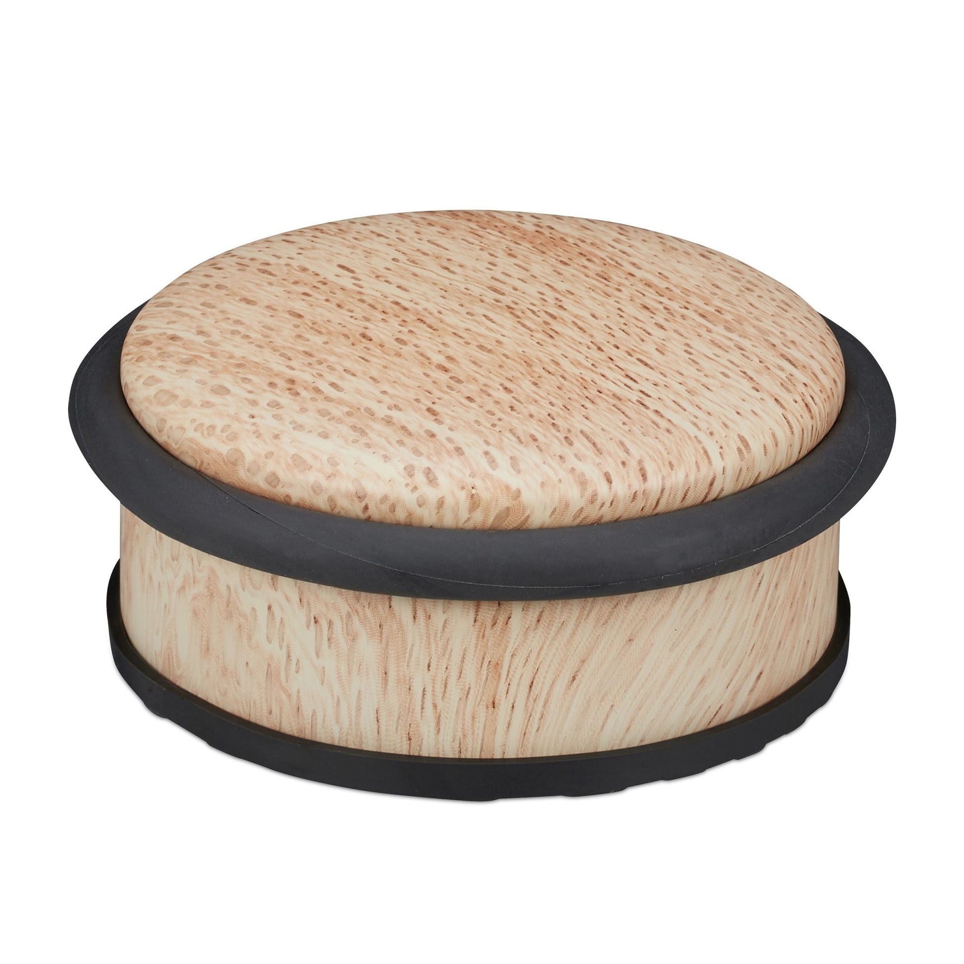 Türstopper Holzoptik Hellbraun-Schwarz von Relaxdays