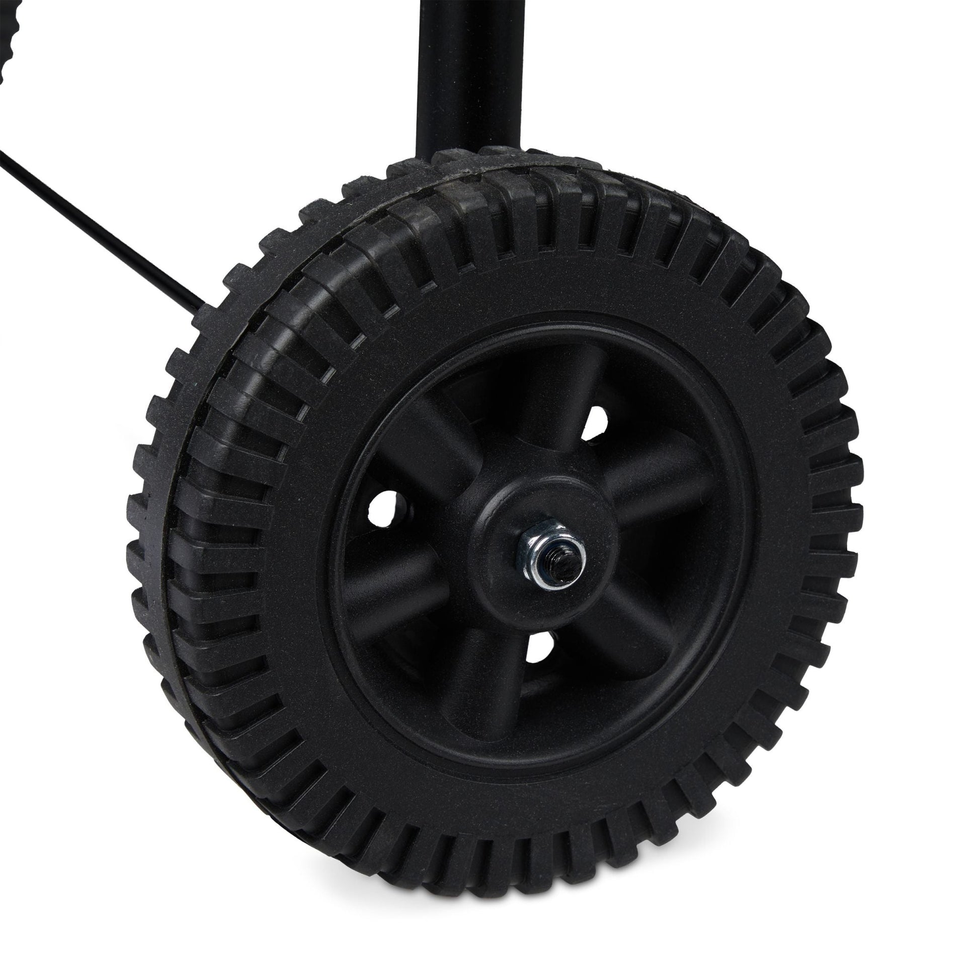 Holzkohlegrill mit Deckel Schwarz-Silber von Relaxdays