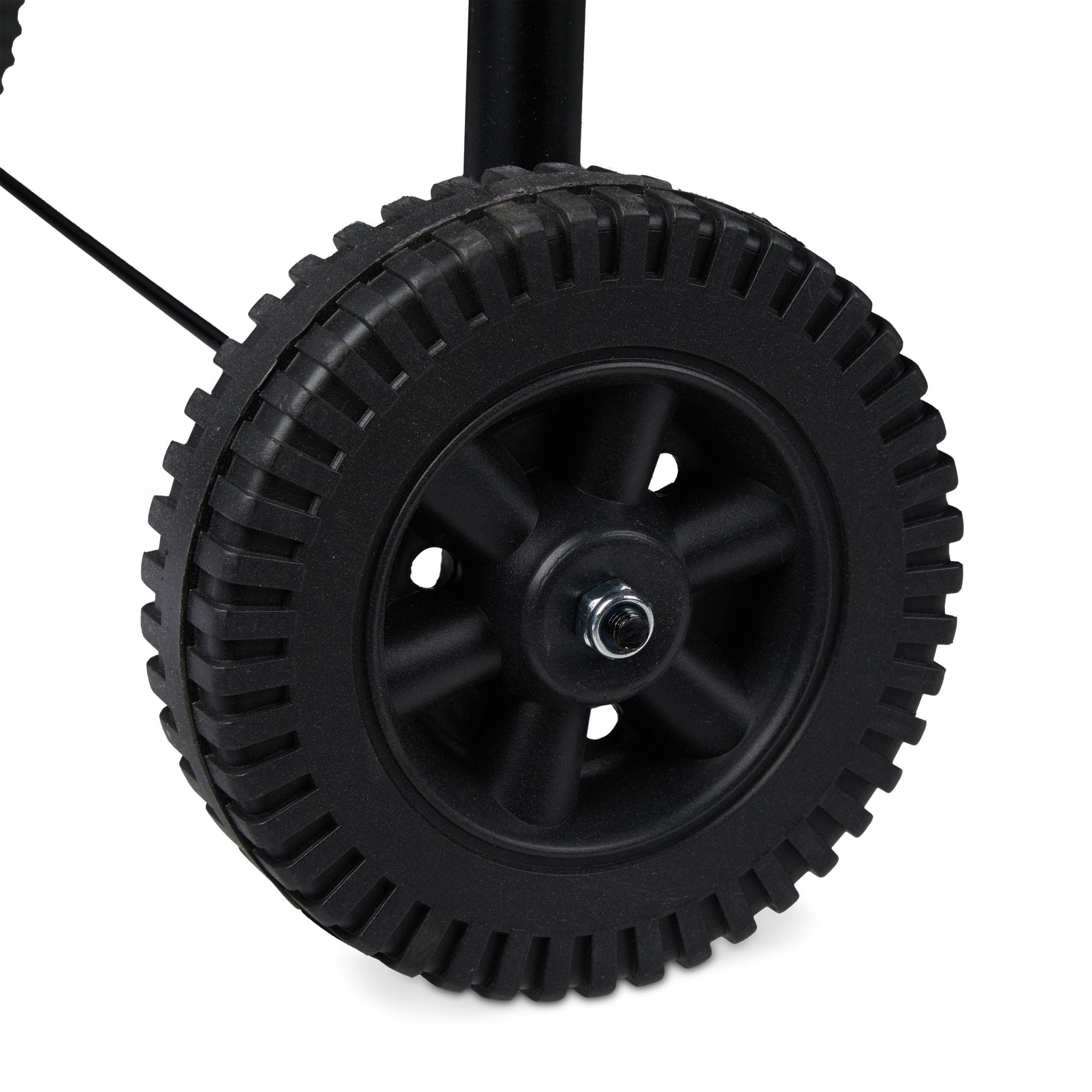 Holzkohlegrill mit Deckel Schwarz-Silber von Relaxdays