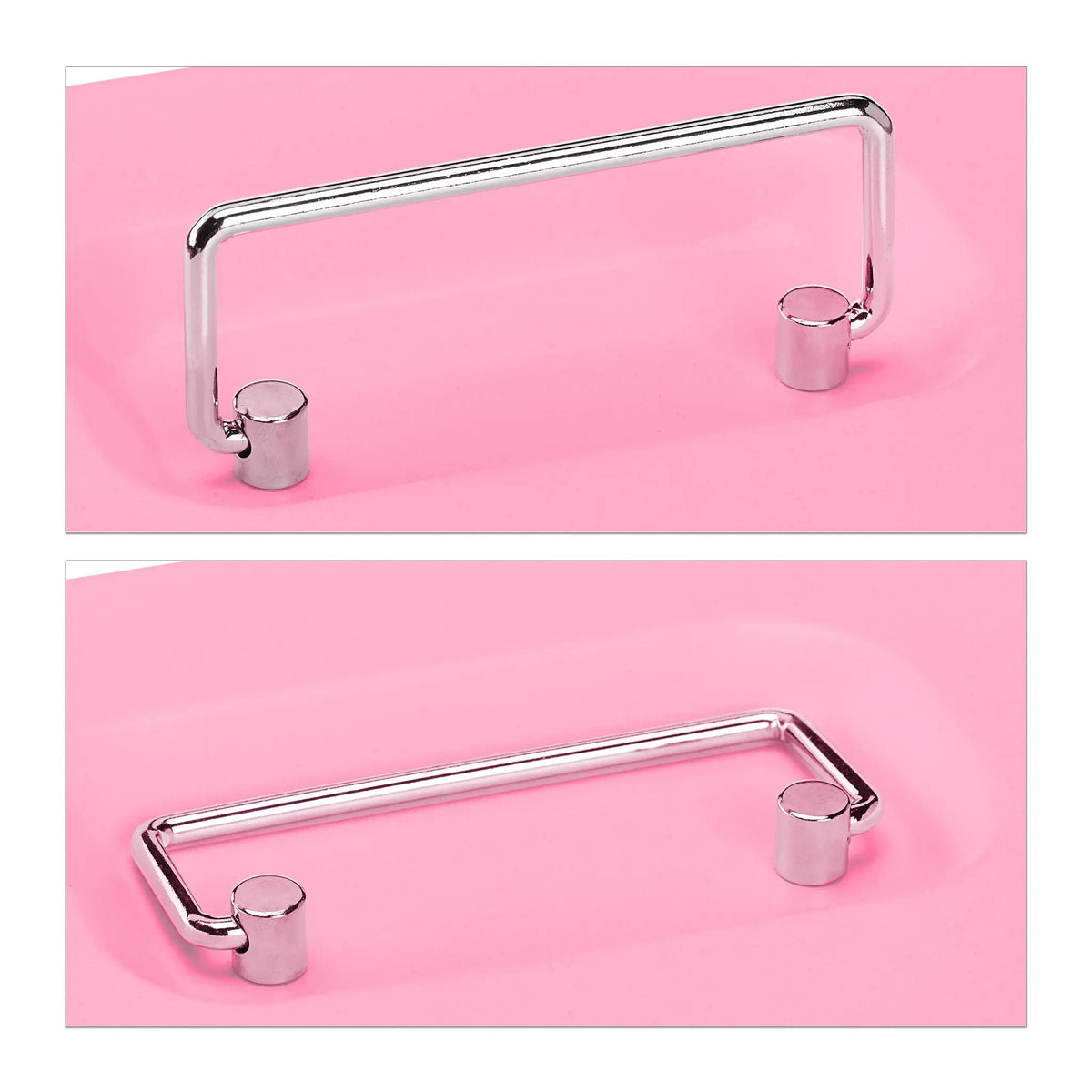Geldkassette mit Zahlenkombination Rosa-Schwarz-Silber von Relaxdays