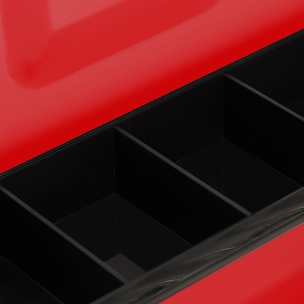 Abschliessbare Geldkassette Rot-Silber von Relaxdays