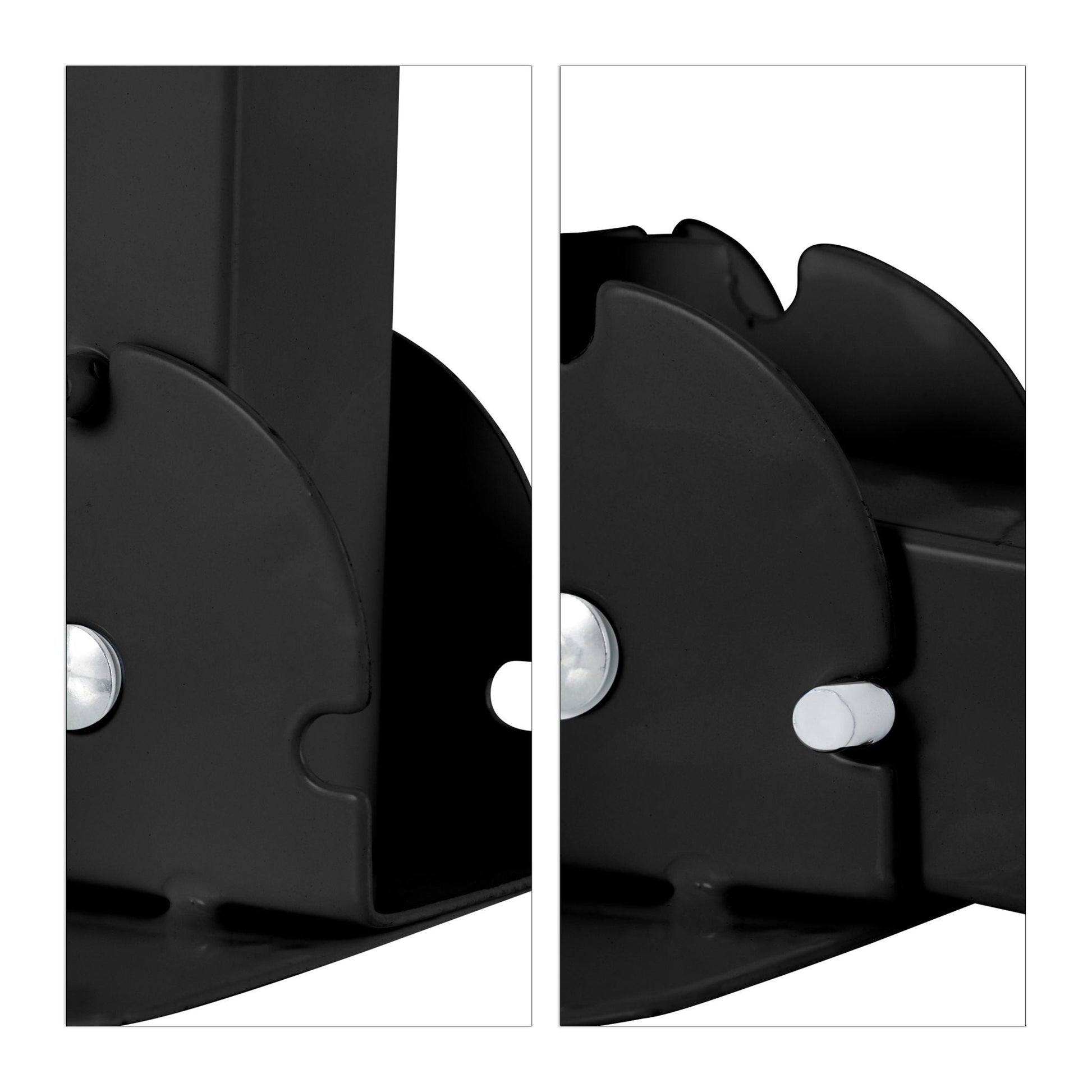 Platten Sonnenschirmständer schwarz Schwarz von Relaxdays