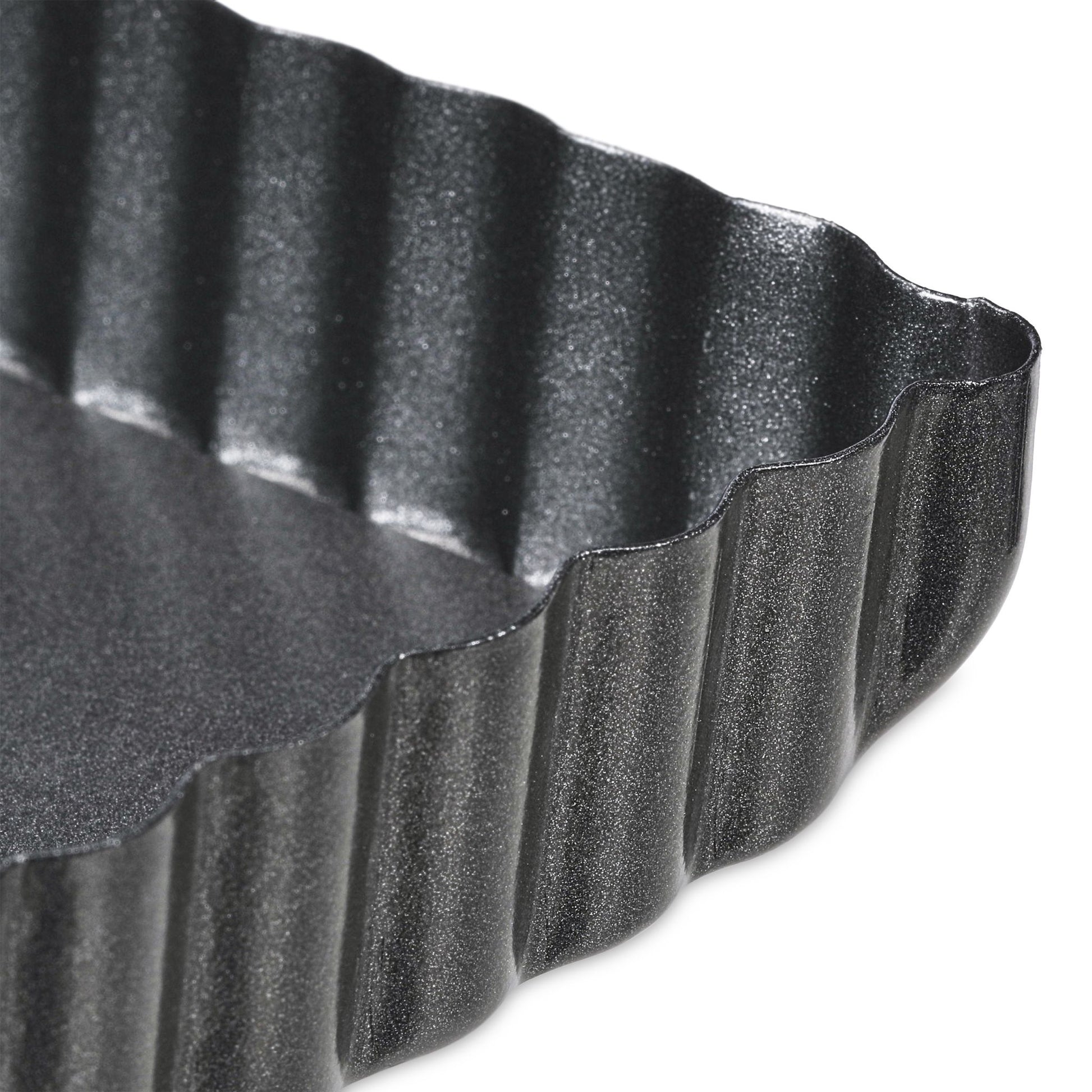 Tarteform mit Hebeboden 2er-Set Anthrazit von Relaxdays