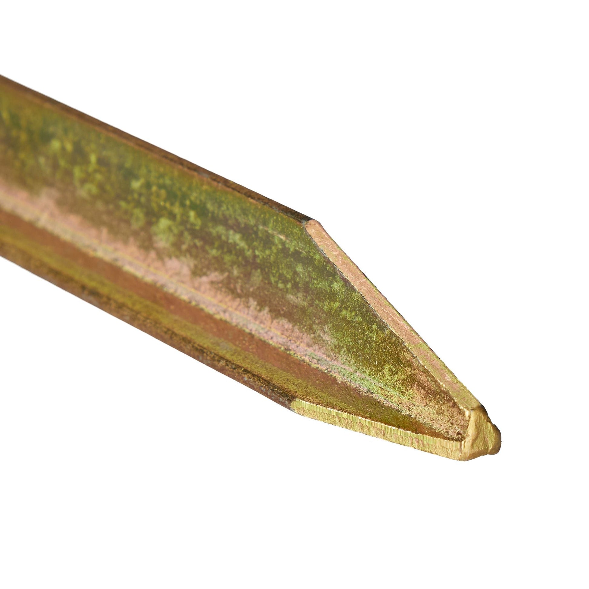 Heringe 4er-Set T-Stahl Gold von Relaxdays