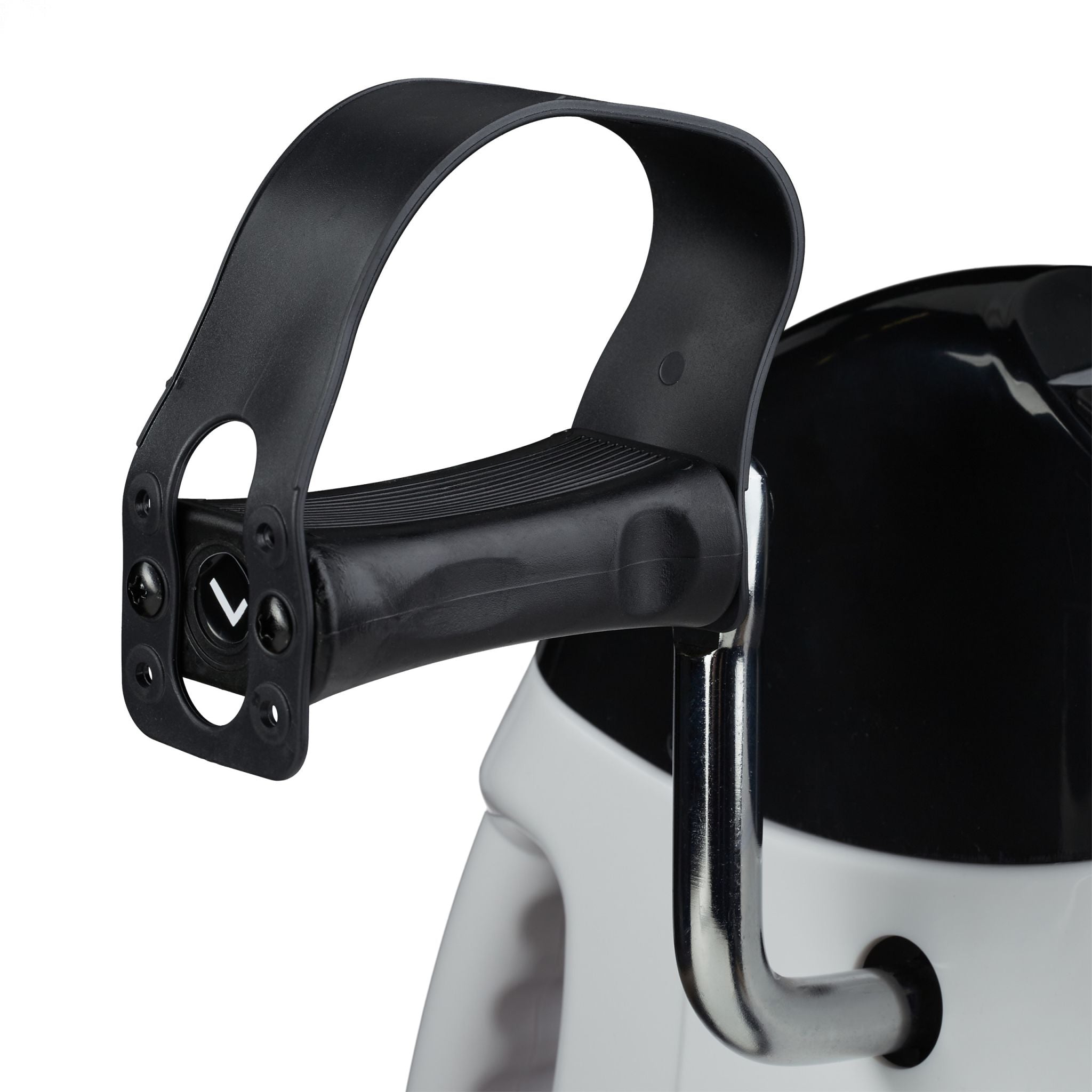 Mini Heimtrainer Fahrrad Weiss-Schwarz von Relaxdays