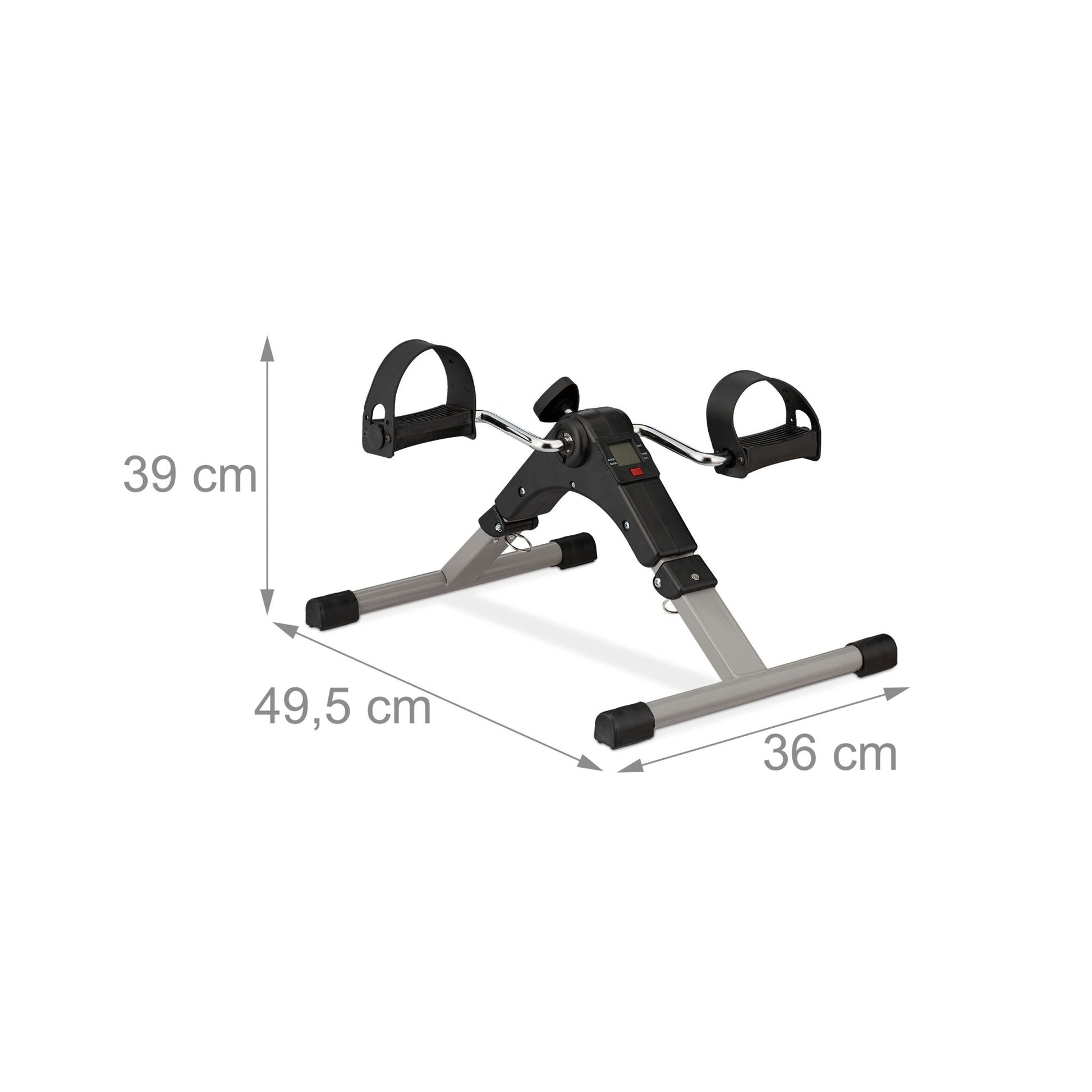 Arm- und Beintrainer Schwarz-Silber von Relaxdays