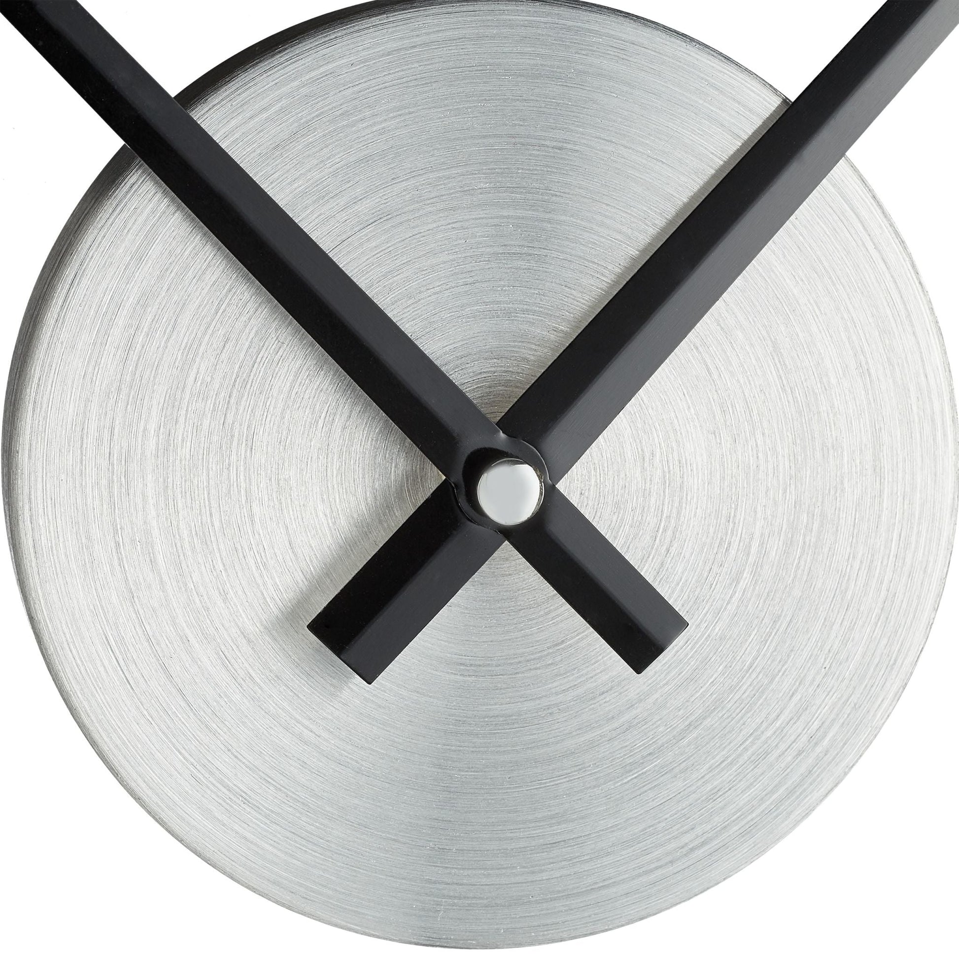 Wanduhr DIY bunt Gelb-Schwarz-Silber von Relaxdays