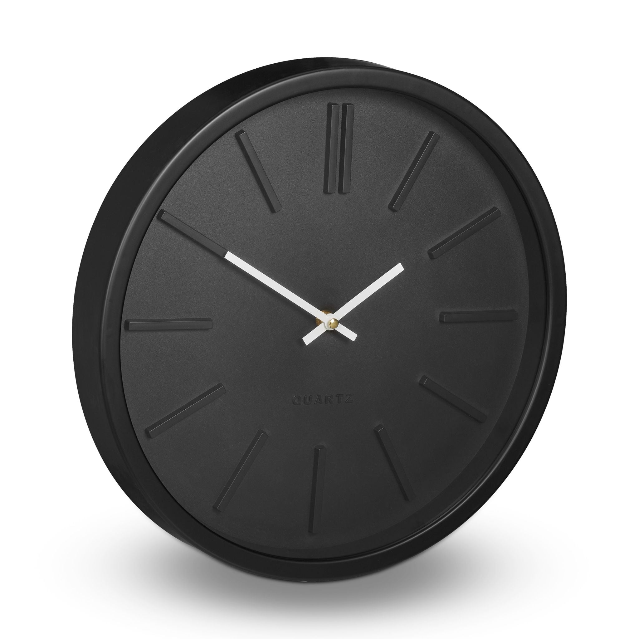 Wanduhr modern Weiss-Schwarz von Relaxdays