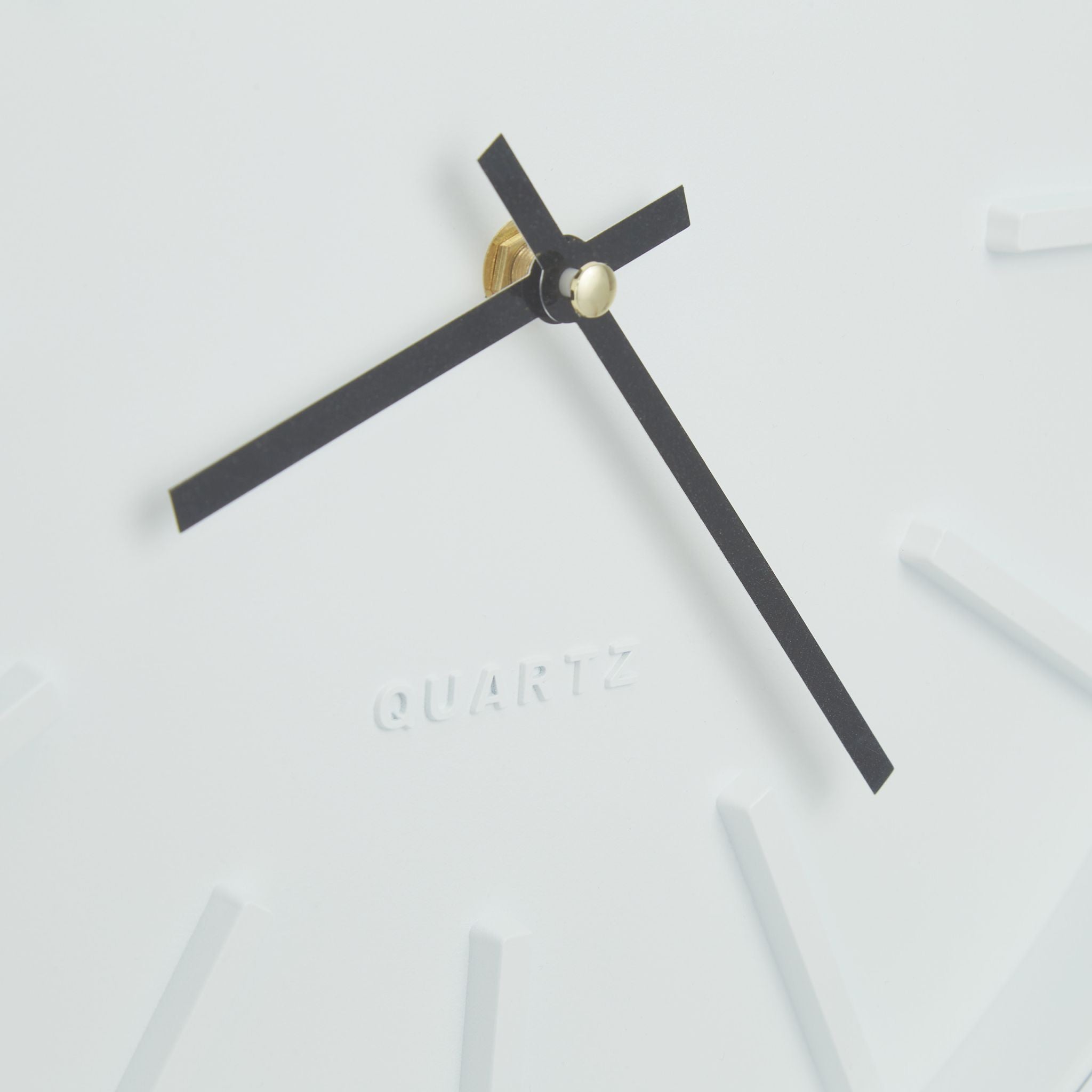 Wanduhr modern Weiss-Schwarz von Relaxdays