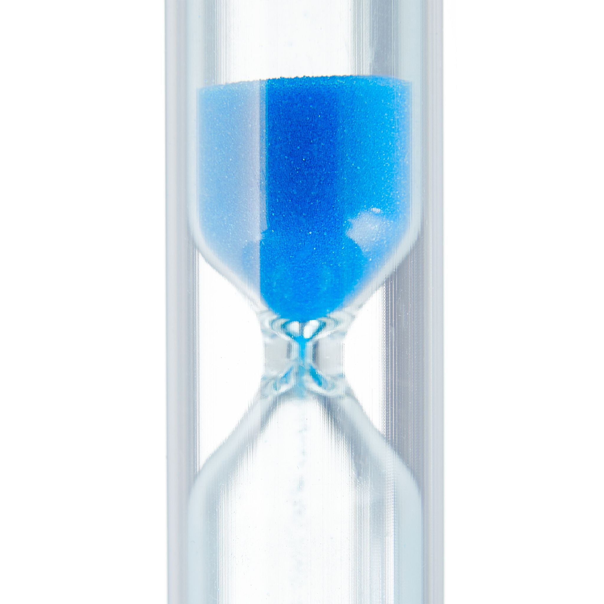Sanduhr Zähneputzen Kinder 10er-Set Weiss-Blau-Transparent von Relaxdays