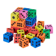 Flüsterwürfel 36er-Set Blau-Gelb-Rosa von Relaxdays