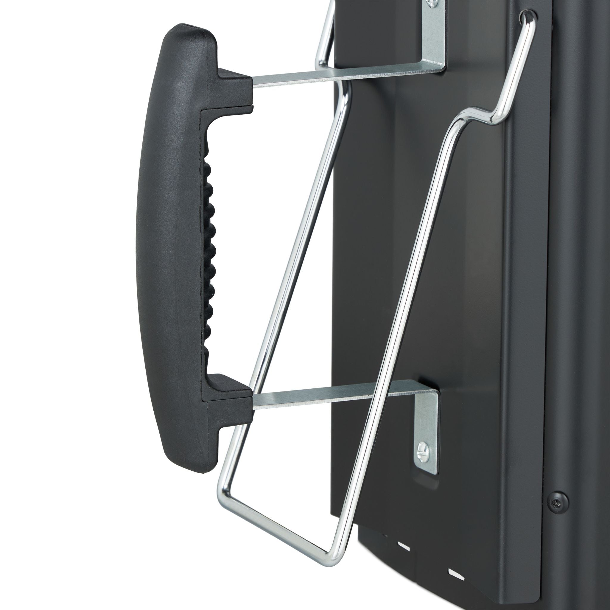 Anzündkamin für den Grill Schwarz-Silber von Relaxdays