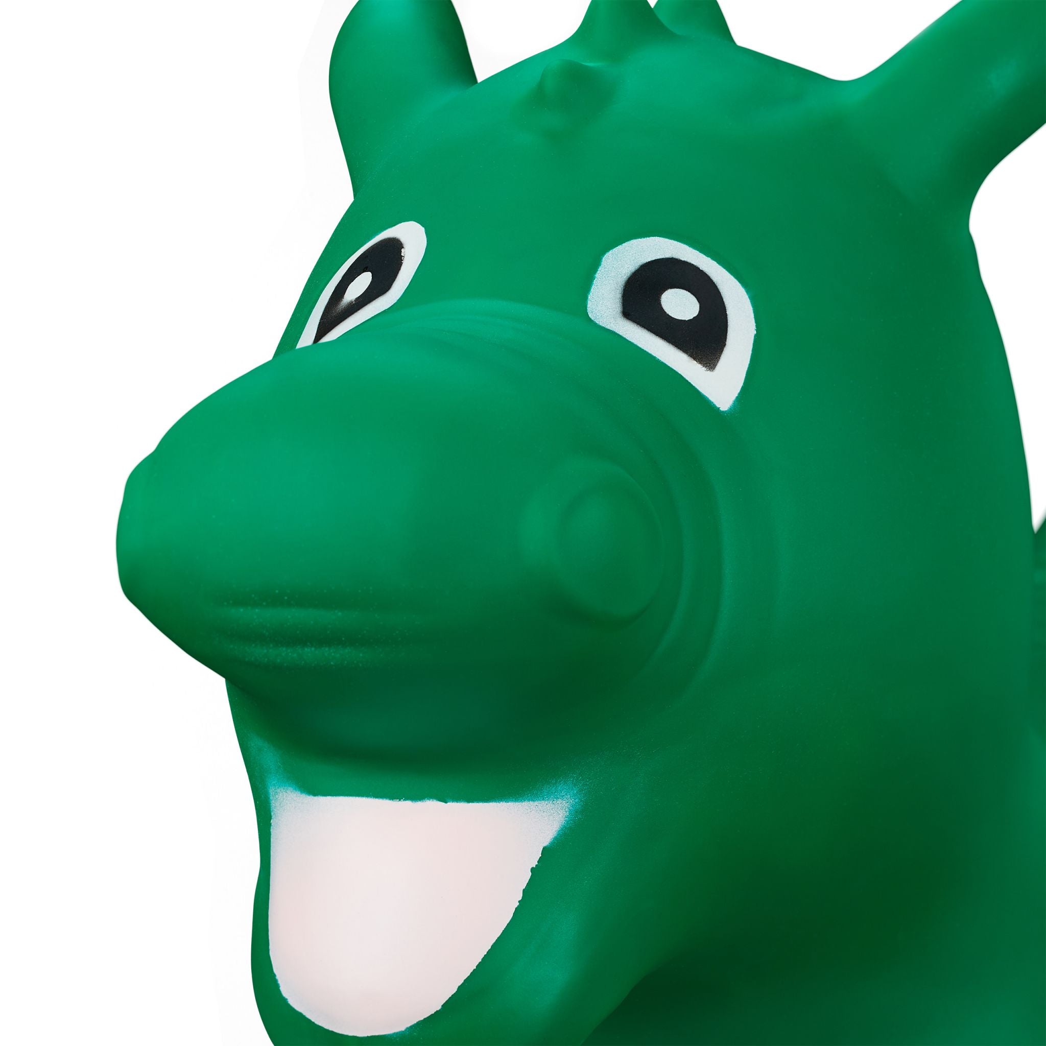 Hüpftier Drache Weiss-Dunkelgrün-Schwarz von Relaxdays