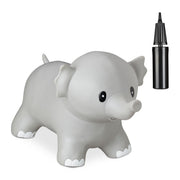 Hüpftier Elefant Weiss-Schwarz-Grau von Relaxdays