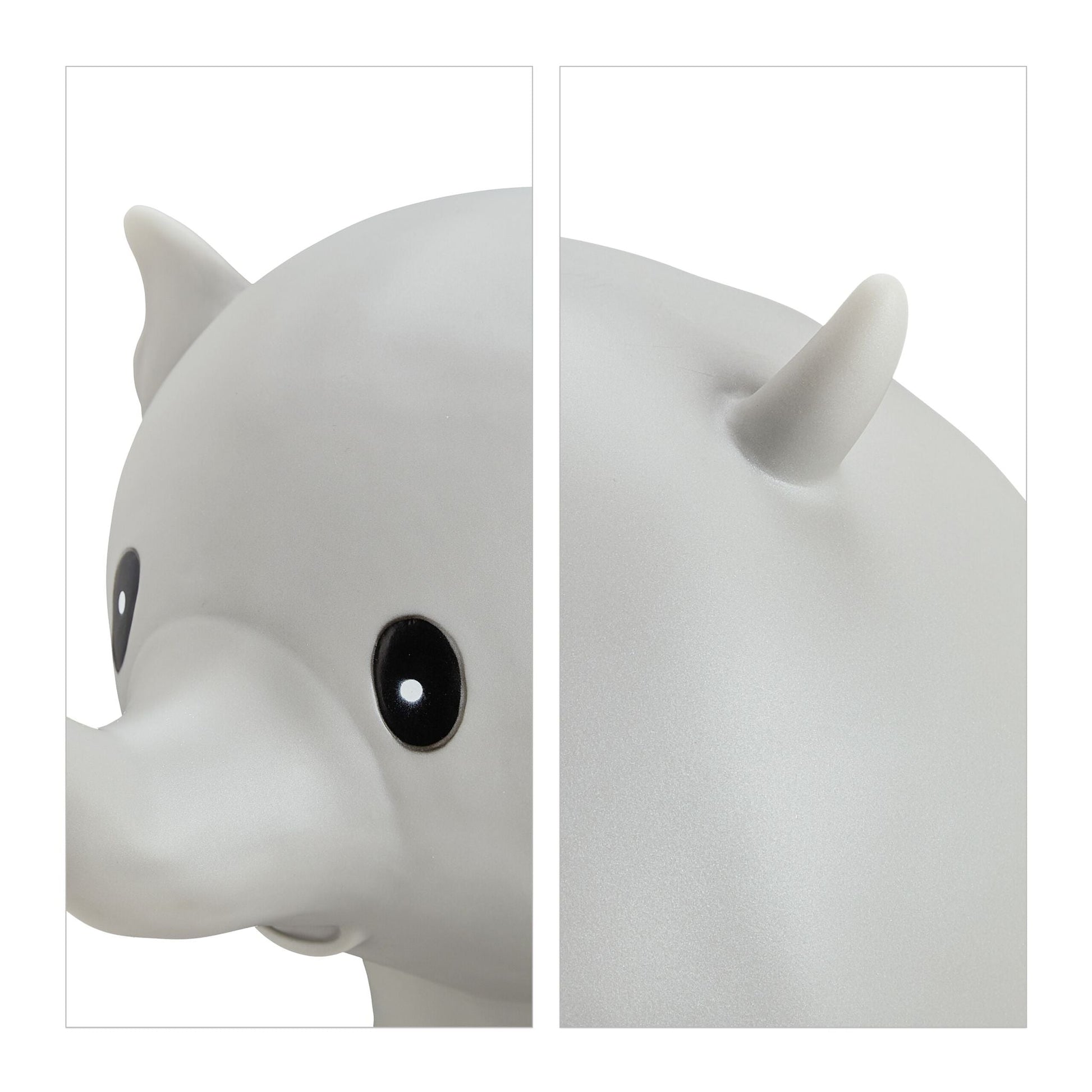 Hüpftier Elefant Weiss-Schwarz-Grau von Relaxdays